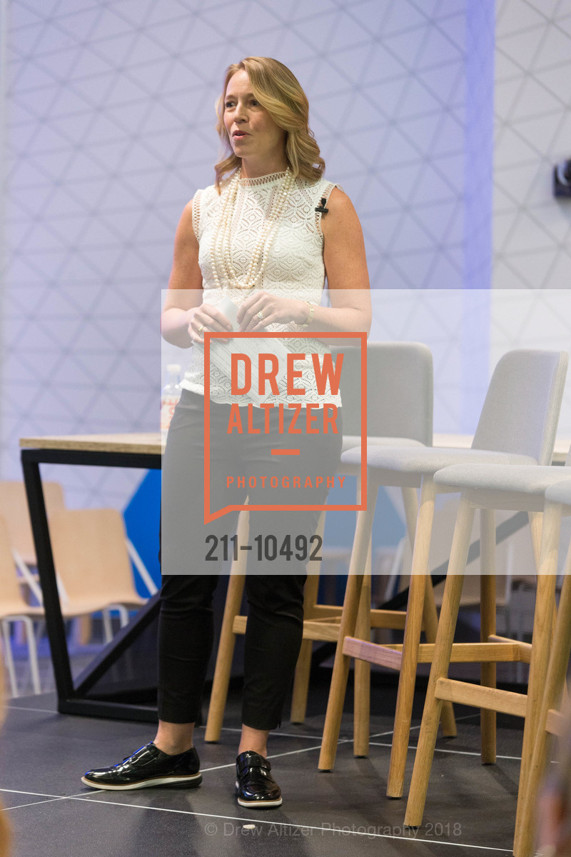 Stacey Delo, WELL-Hacked presented by the San Francisco Chamber of Commerce, Microsoft Reactor Space. 680 Folsom Street, SF CA 94107, April 24th, 2018, Photo #211-10492 Stacey Delo, Photo #211-10492