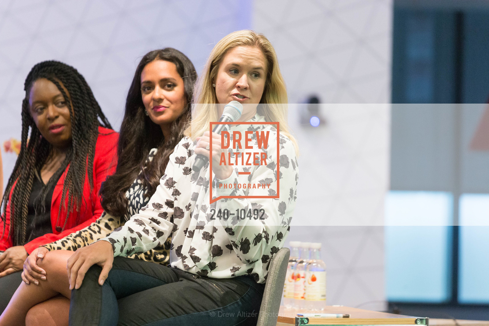 Kimberly Bryant, Anjelica Temple, Krista Moatz, WELL-Hacked presented by the San Francisco Chamber of Commerce, Microsoft Reactor Space. 680 Folsom Street, SF CA 94107, April 24th, 2018, Photo #240-10492 Kimberly Bryant, Anjelica Temple, Krista Moatz, Photo #240-10492