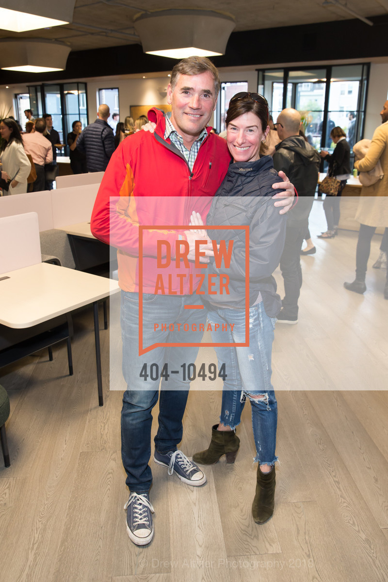 Chris Germain, Laura Putnam, CANOPY Jackson Square Opening, CANOPY, 4th Floor. 595 Pacific Avenue, April 24th, 2018, Photo #404-10494 Chris Germain, Laura Putnam, Photo #404-10494