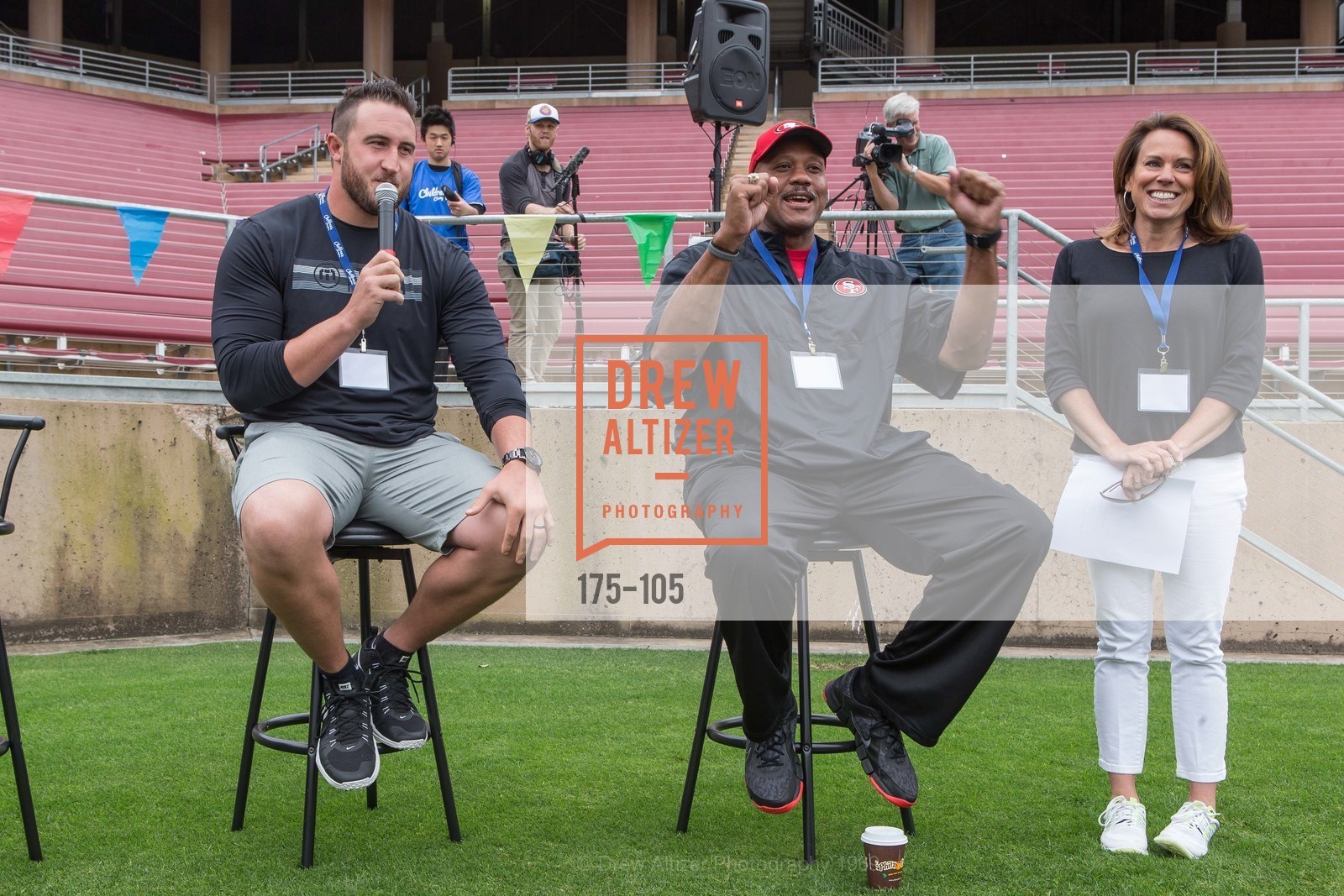 Joe Staley, Dennis Brown, Mindi Bach, Children's Champions, Stanford Stadium. 601 Nelson Rd, May 16th, 2015,Drew Altizer, Drew Altizer Photography, full-service agency, private events, San Francisco photographer, photographer california
