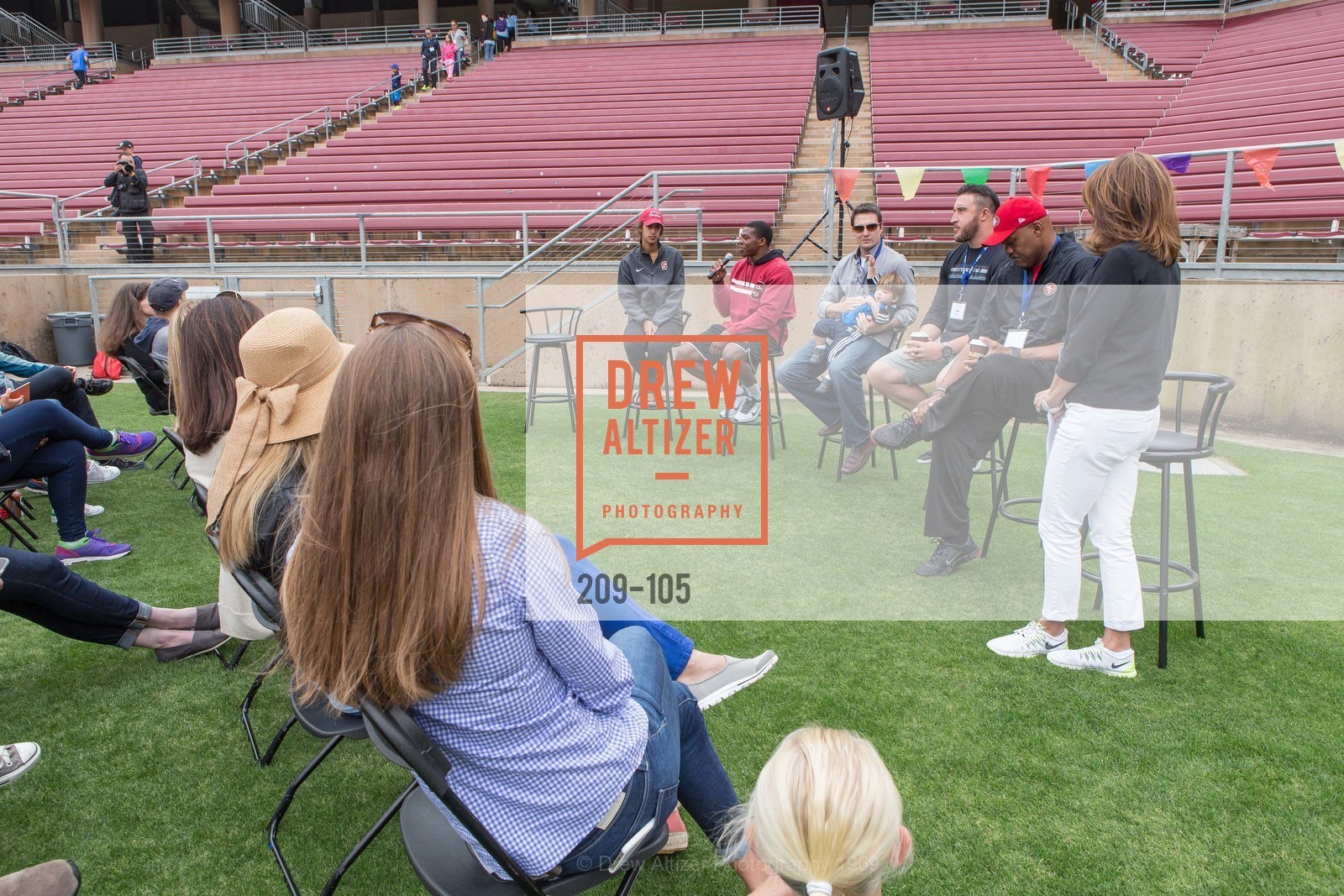 Kailee Johnson, Jordan Richards, Joe Cannon, Joe Staley, Dennis Brown, Mindi Bach, Children's Champions, Stanford Stadium. 601 Nelson Rd, May 16th, 2015,Drew Altizer, Drew Altizer Photography, full-service agency, private events, San Francisco photographer, photographer california