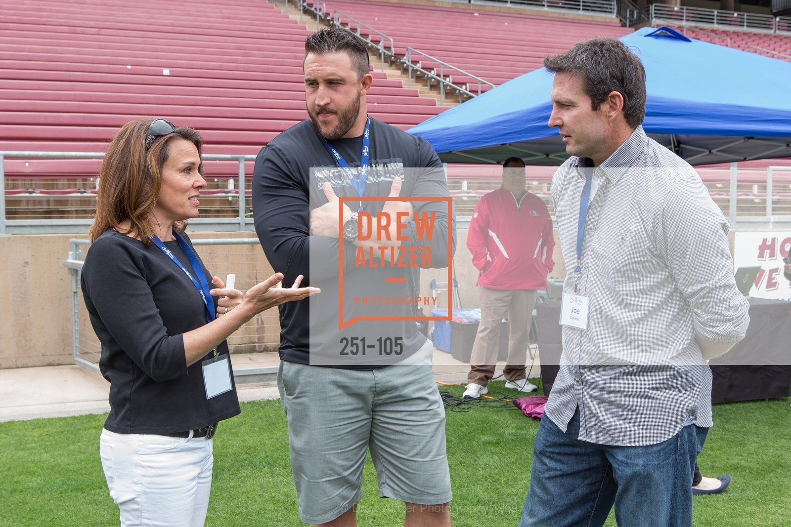 Mindi Bach, Joe Staley, Joe Cannon, Children's Champions, Stanford Stadium. 601 Nelson Rd, May 16th, 2015,Drew Altizer, Drew Altizer Photography, full-service agency, private events, San Francisco photographer, photographer california