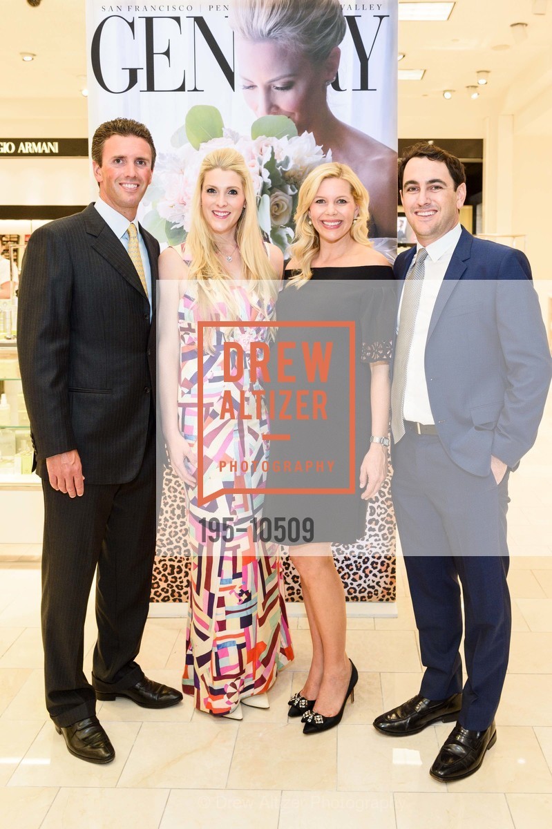 Matt Mesmer, Brittany Mesmer, Anna Morris, Matt Morris, Gentry 25th Anniversary Gala, Neiman Marcus. 400 Stanford Shopping Center, Palo Alto 94304, Photo #195-10509 Matt Mesmer, Brittany Mesmer, Anna Morris, Matt Morris, Photo #195-10509