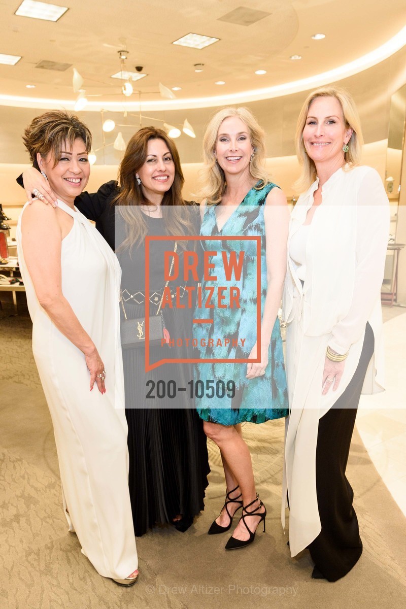 Rosalina Lydster, Kimber Frankel, Melanie Hoefer, Sarah Jones, Gentry 25th Anniversary Gala, Neiman Marcus. 400 Stanford Shopping Center, Palo Alto 94304, Photo #200-10509 Rosalina Lydster, Kimber Frankel, Melanie Hoefer, Sarah Jones, Photo #200-10509