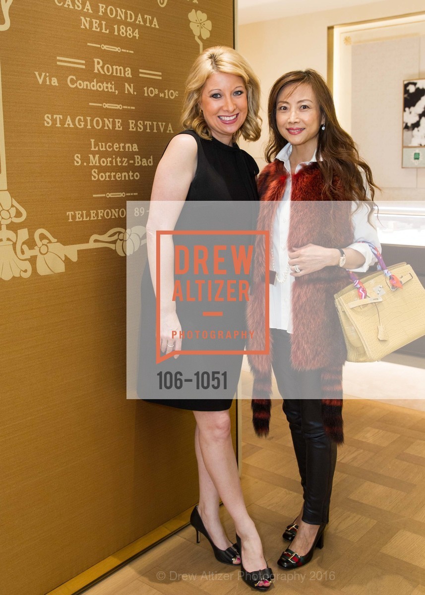 Jennifer Mancuso, Janet Wong, BVLGARI's Bzero1 Revolution Launch Party, Bulgari San Francisco. 200 Stockton Street, March 24th, 2016, Photo #106-1051 Jennifer Mancuso, Janet Wong, Photo #106-1051