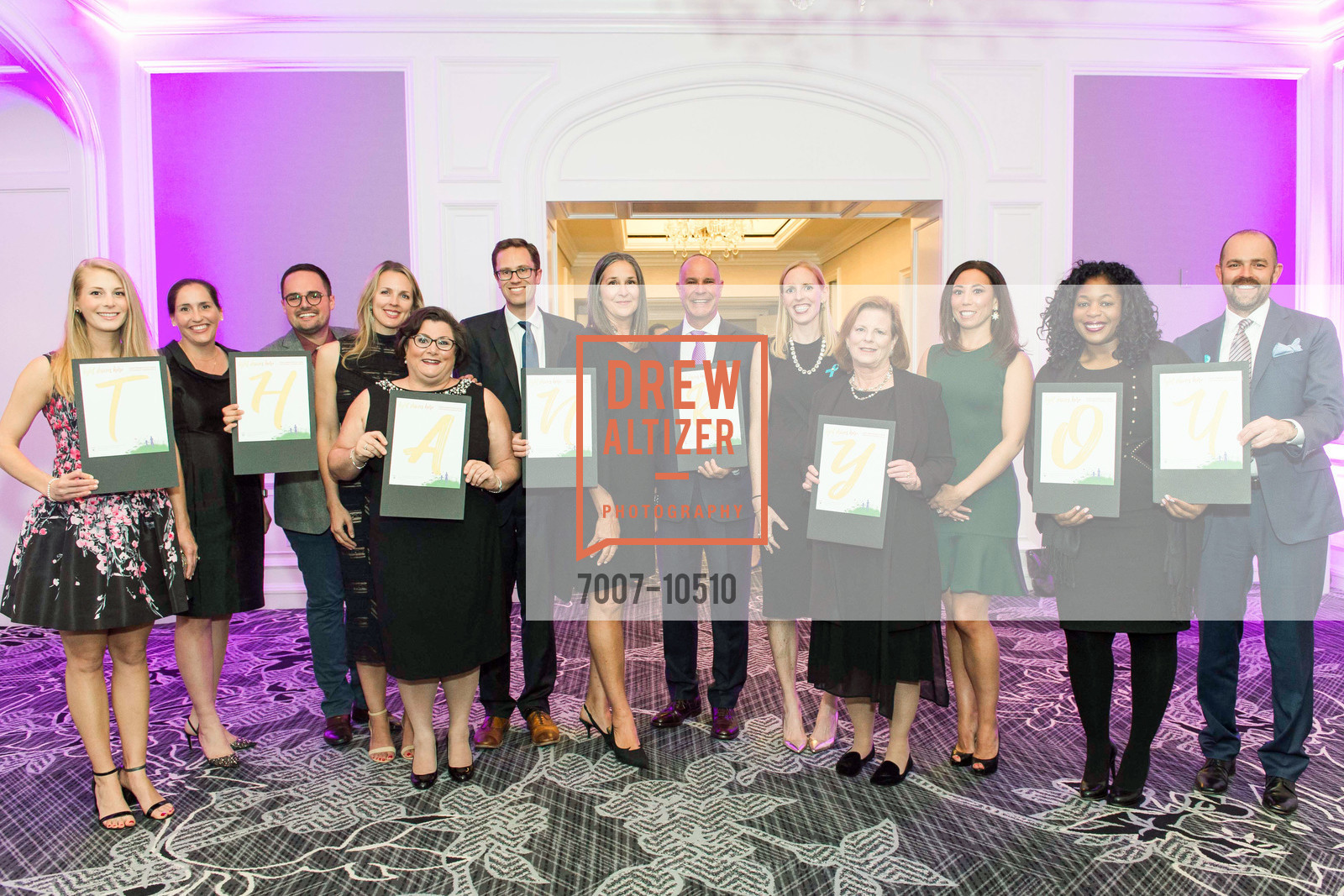 Laura Bisesto, Jim San Marco, Elizabeth Foster Lippert, Jeff Davidson, Lorraine Chiatello, John Chiatello, Katie Hope, Allison Eisenhardt, Harry Turner, Margaret Keane, Aji Oliyite, SFCASA Fostering Change Gala 2018: Light Shines Here, Ritz Carlton Hotel. 600 Stockton Street, April 27th, 2018, Photo #7007-10510 Laura Bisesto, Jim San Marco, Elizabeth Foster Lippert, Jeff Davidson, Lorraine Chiatello, John Chiatello, Katie Hope, Allison Eisenhardt, Harry Turner, Margaret Keane, Aji Oliyite, Photo #7007-10510