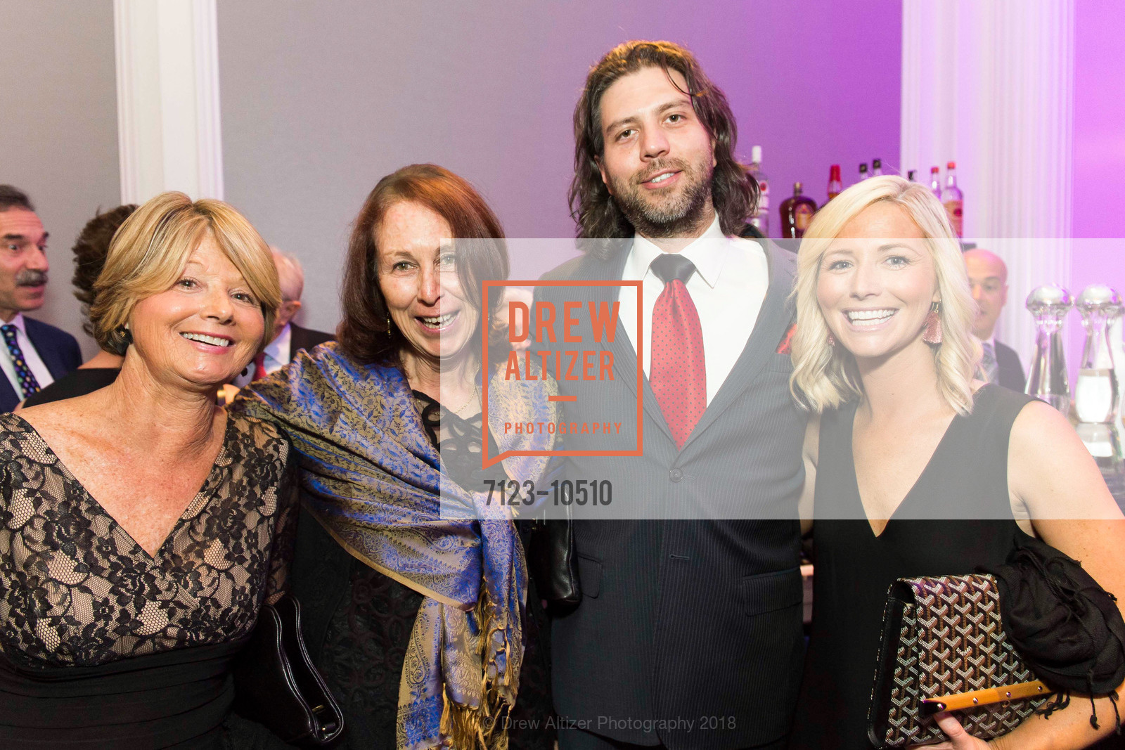 Cebbie Rivard, Nancy Barsocchini, Alexander Mulder, Michelle Zimmerman, SFCASA Fostering Change Gala 2018: Light Shines Here, Ritz Carlton Hotel. 600 Stockton Street, April 27th, 2018, Photo #7123-10510 Cebbie Rivard, Nancy Barsocchini, Alexander Mulder, Michelle Zimmerman, Photo #7123-10510