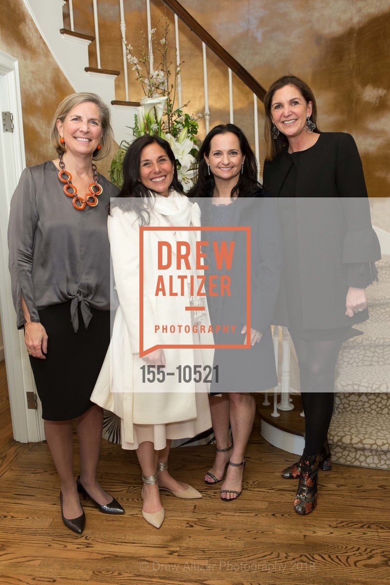 Julie Russell Eels, Natalie Stern, Angelina Alioto-Grace, Jenna Feinberg, San Francisco Decorator Showcase Sponsors Preview Gala 2018, 465 Marina Blvd. San Francisco, CA 94123. 465 Marina Blvd. San Francisco, CA 94123, April 26th, 2018, Photo #155-10521 Julie Russell Eels, Natalie Stern, Angelina Alioto-Grace, Jenna Feinberg, Photo #155-10521