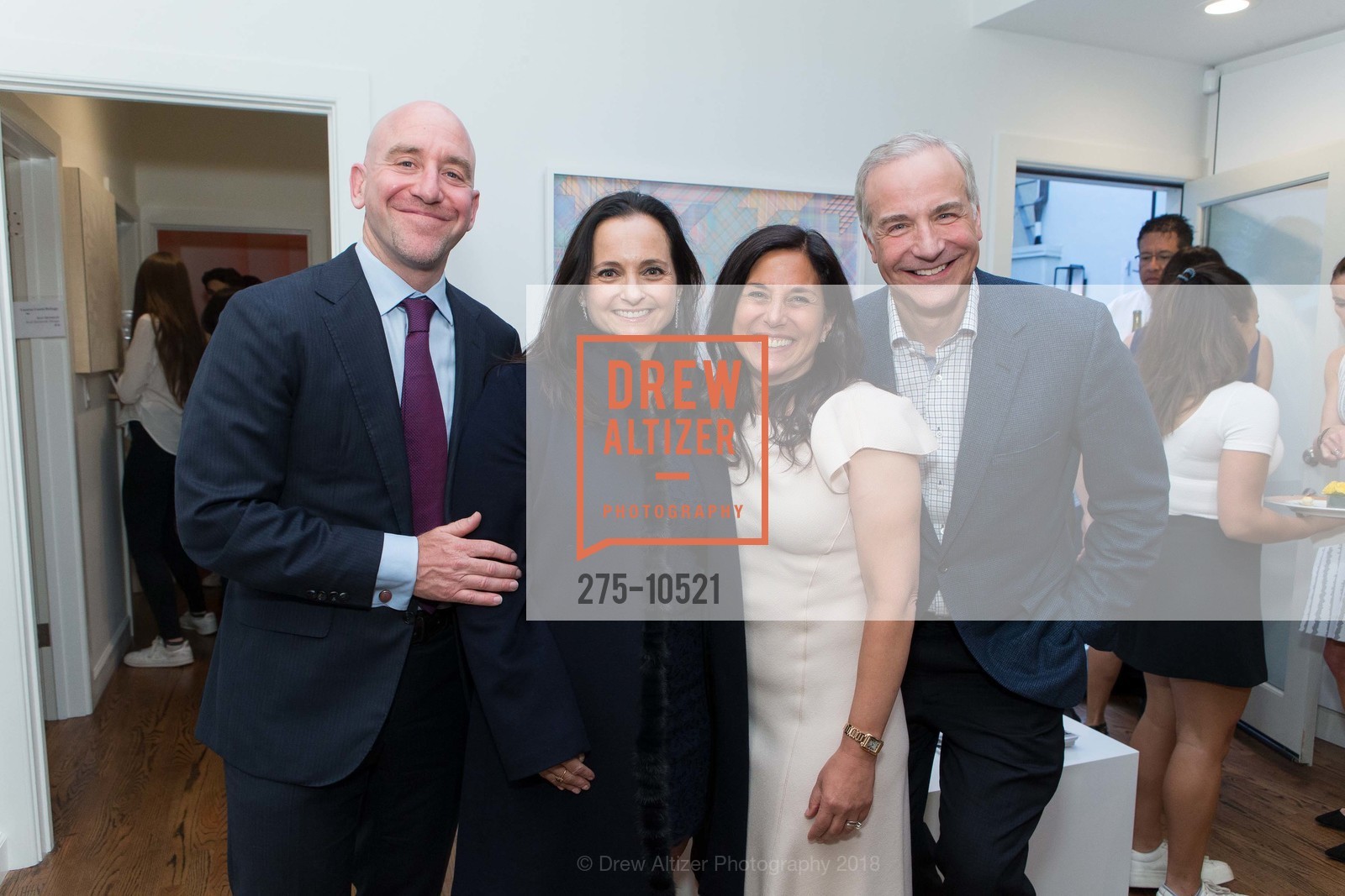 Daniel Grace, Angelina Alioto-Grace, Natalie Stern, Greg Yupin, San Francisco Decorator Showcase Sponsors Preview Gala 2018, 465 Marina Blvd. San Francisco, CA 94123. 465 Marina Blvd. San Francisco, CA 94123, April 26th, 2018, Photo #275-10521 Daniel Grace, Angelina Alioto-Grace, Natalie Stern, Greg Yupin, Photo #275-10521