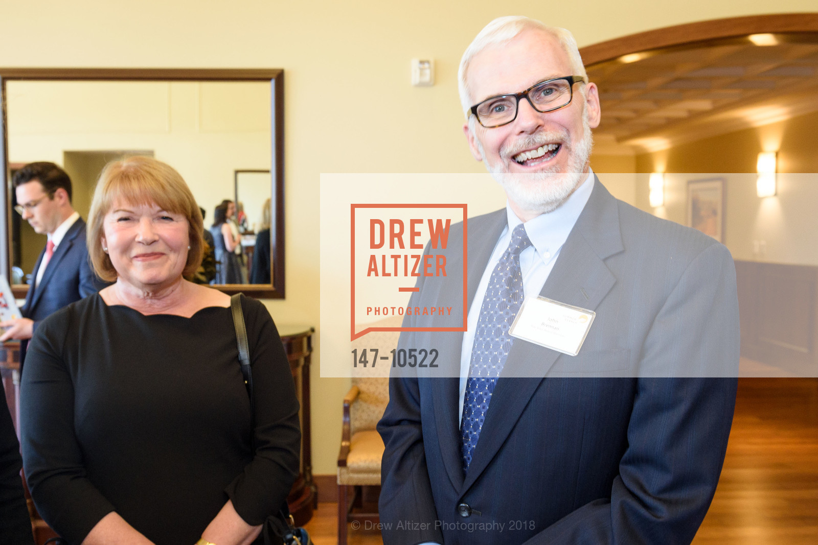 Jean Brennan, John Brennan, Summer Search North Bay Gala, Peacock Gap, The Clubhouse. 333 Biscayne Dr, San Rafael, CA 94901, April 26th, 2018, Photo #147-10522 Jean Brennan, John Brennan, Photo #147-10522