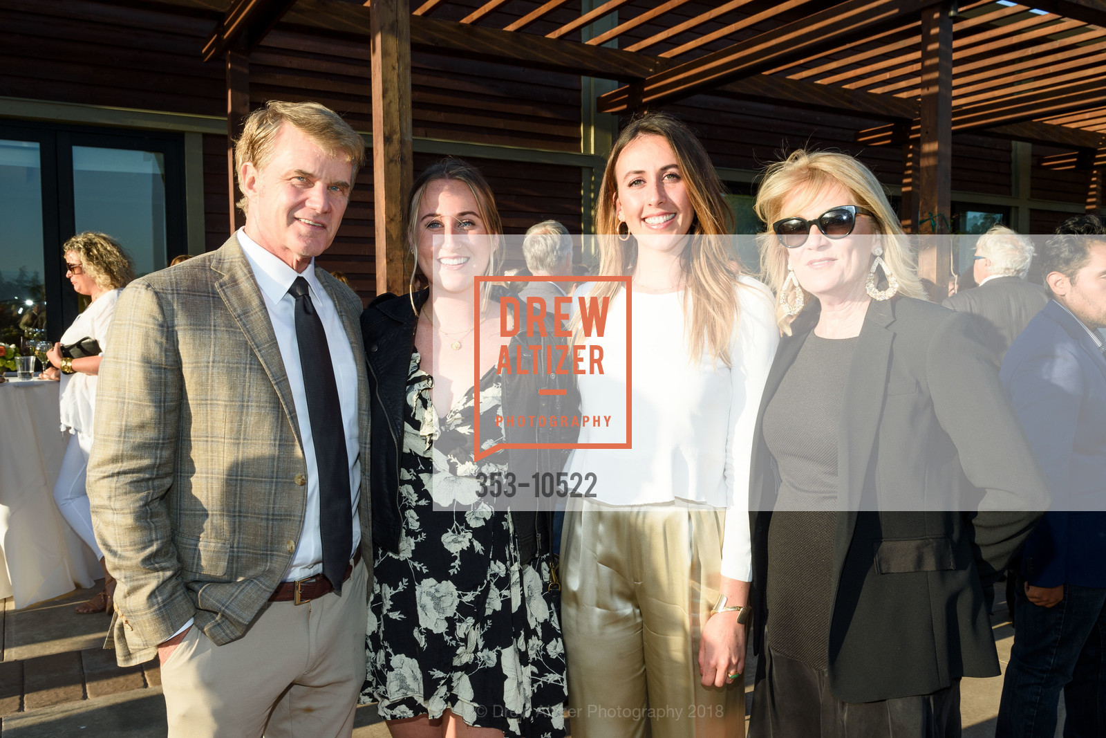 Jim McGuigan, Claire Condy, Charlotte Condy, Susan McGuigan, Summer Search North Bay Gala, Peacock Gap, The Clubhouse. 333 Biscayne Dr, San Rafael, CA 94901, April 26th, 2018, Photo #353-10522 Jim McGuigan, Claire Condy, Charlotte Condy, Susan McGuigan, Photo #353-10522