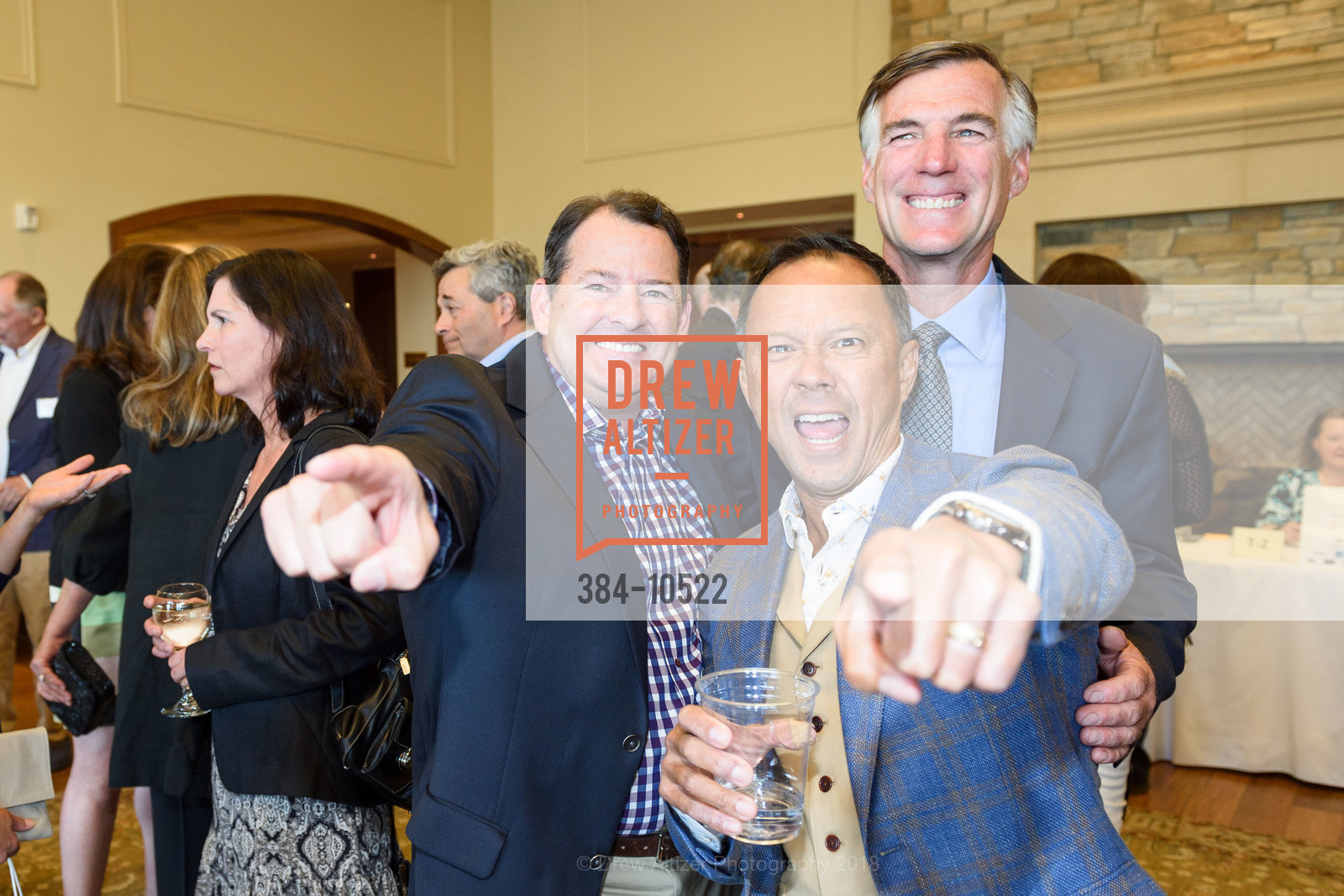 Sam Skinner, Rodney Loo, Mike Rosauer, Summer Search North Bay Gala, Peacock Gap, The Clubhouse. 333 Biscayne Dr, San Rafael, CA 94901, April 26th, 2018, Photo #384-10522 Sam Skinner, Rodney Loo, Mike Rosauer, Photo #384-10522