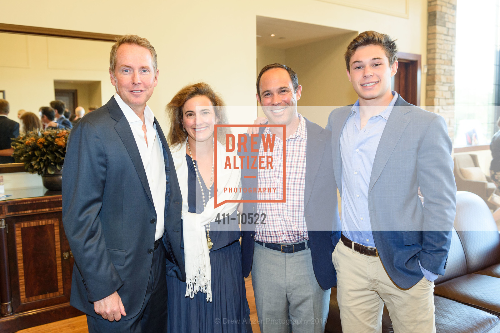 Paul Bressie, Claudia Bressie, Andy Mercy, Baxter Mercy, Summer Search North Bay Gala, Peacock Gap, The Clubhouse. 333 Biscayne Dr, San Rafael, CA 94901, April 26th, 2018, Photo #411-10522 Paul Bressie, Claudia Bressie, Andy Mercy, Baxter Mercy, Photo #411-10522