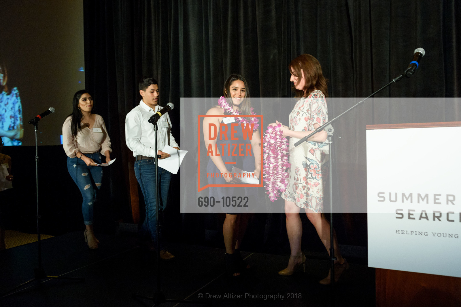 Jacqueline Valle, Saul Valle, Carolina Cashaw, Kris Leja, Summer Search North Bay Gala, Peacock Gap, The Clubhouse. 333 Biscayne Dr, San Rafael, CA 94901, April 26th, 2018, Photo #690-10522 Jacqueline Valle, Saul Valle, Carolina Cashaw, Kris Leja, Photo #690-10522