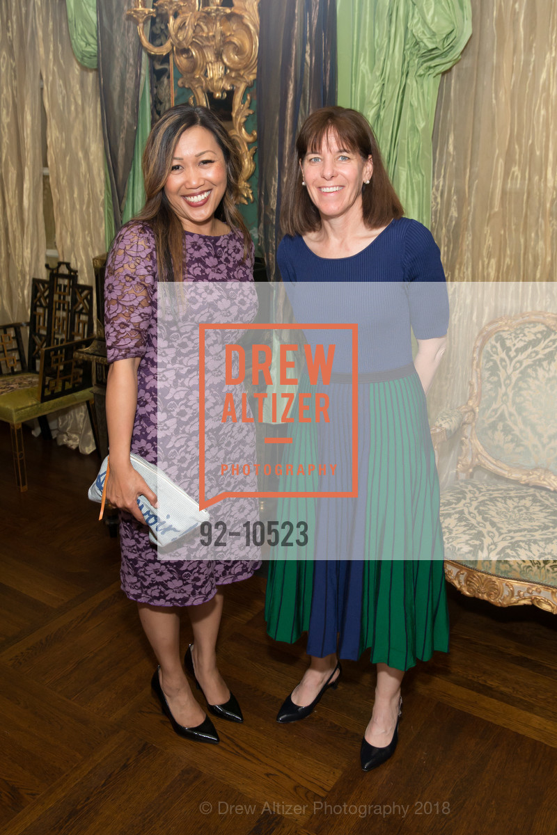 Denise Miles, Elise Darwish, Gordon and Ann Getty Host Oakland School for the Arts, Private Residence, April 26th, 2018, Photo #92-10523 Denise Miles, Elise Darwish, Photo #92-10523