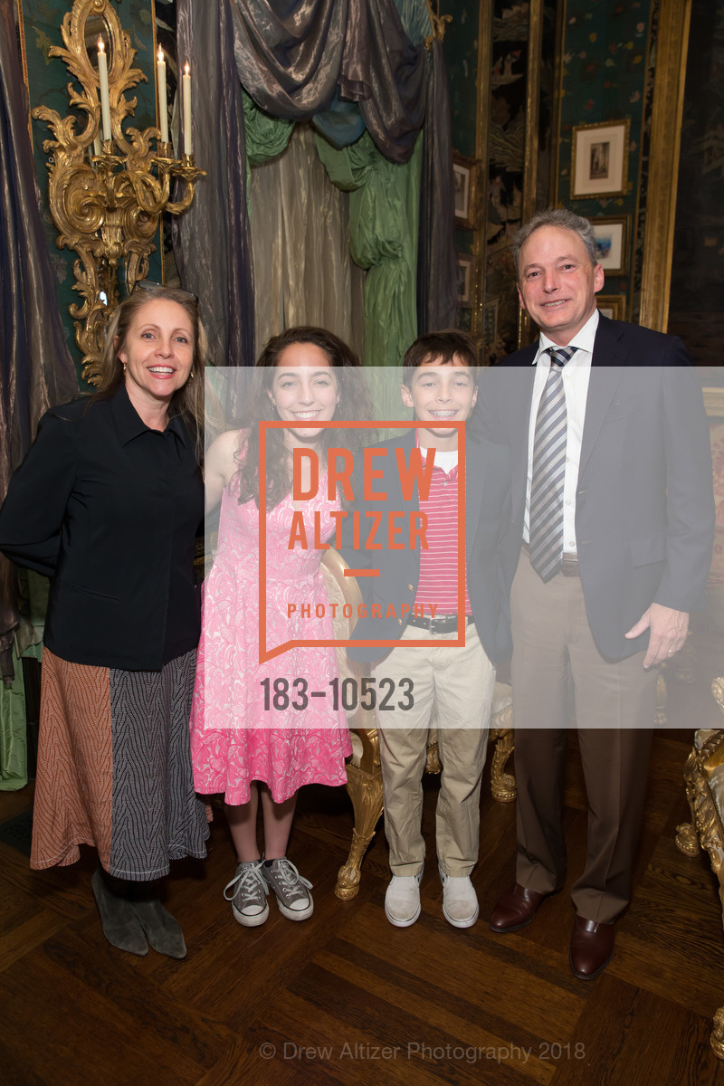 Sabrina Foster, Sophie Foster, Cole Foster, John Foster, Gordon and Ann Getty Host Oakland School for the Arts, Private Residence, April 26th, 2018, Photo #183-10523 Sabrina Foster, Sophie Foster, Cole Foster, John Foster, Photo #183-10523