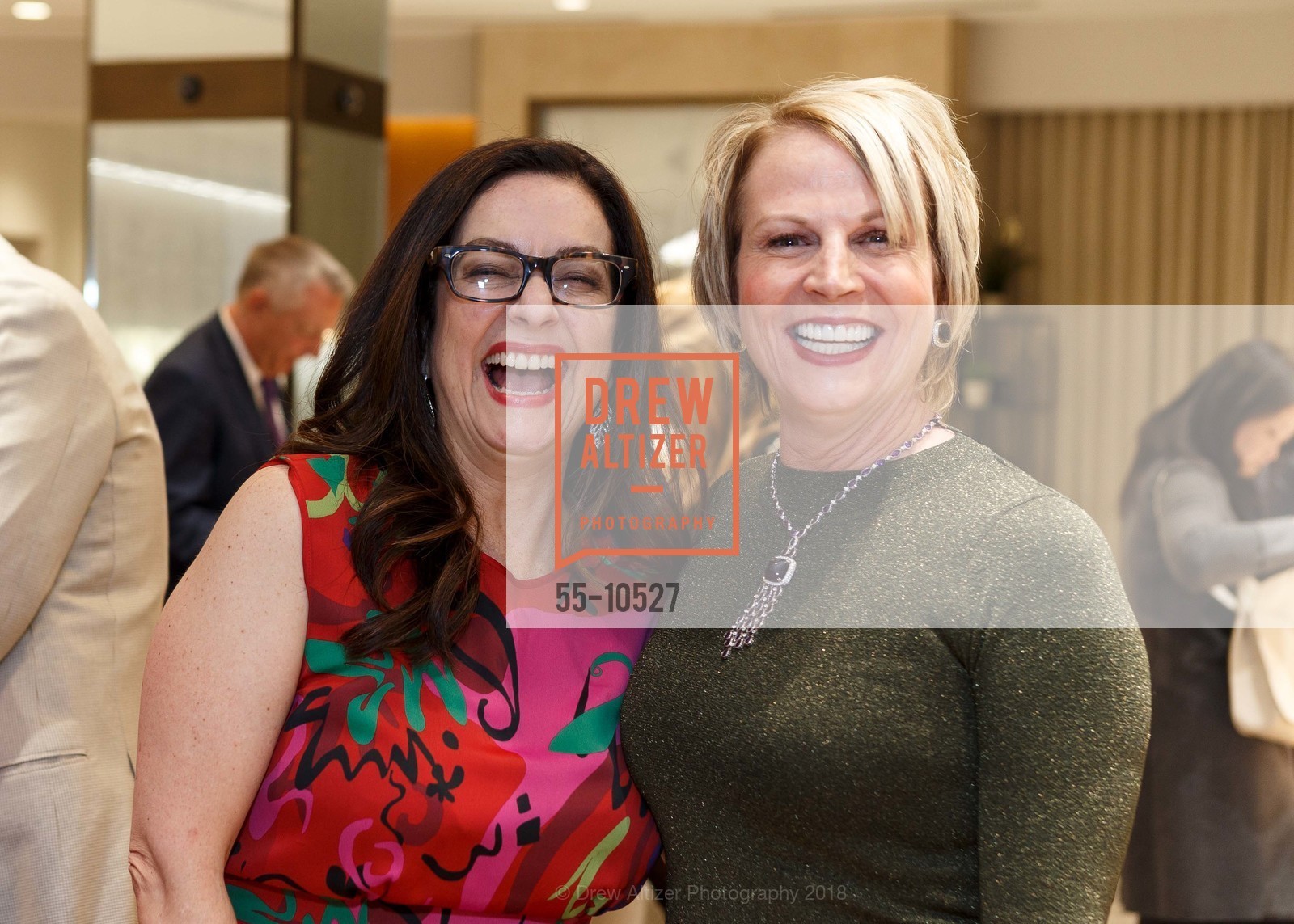 Alyson Tally, Susan Bazinett, Robert Procop Reception & Dinner at Shreve & Co. 2018, Shreve & Co. 150 Post Street, April 25th, 2018, Photo #55-10527 Alyson Tally, Susan Bazinett, Photo #55-10527