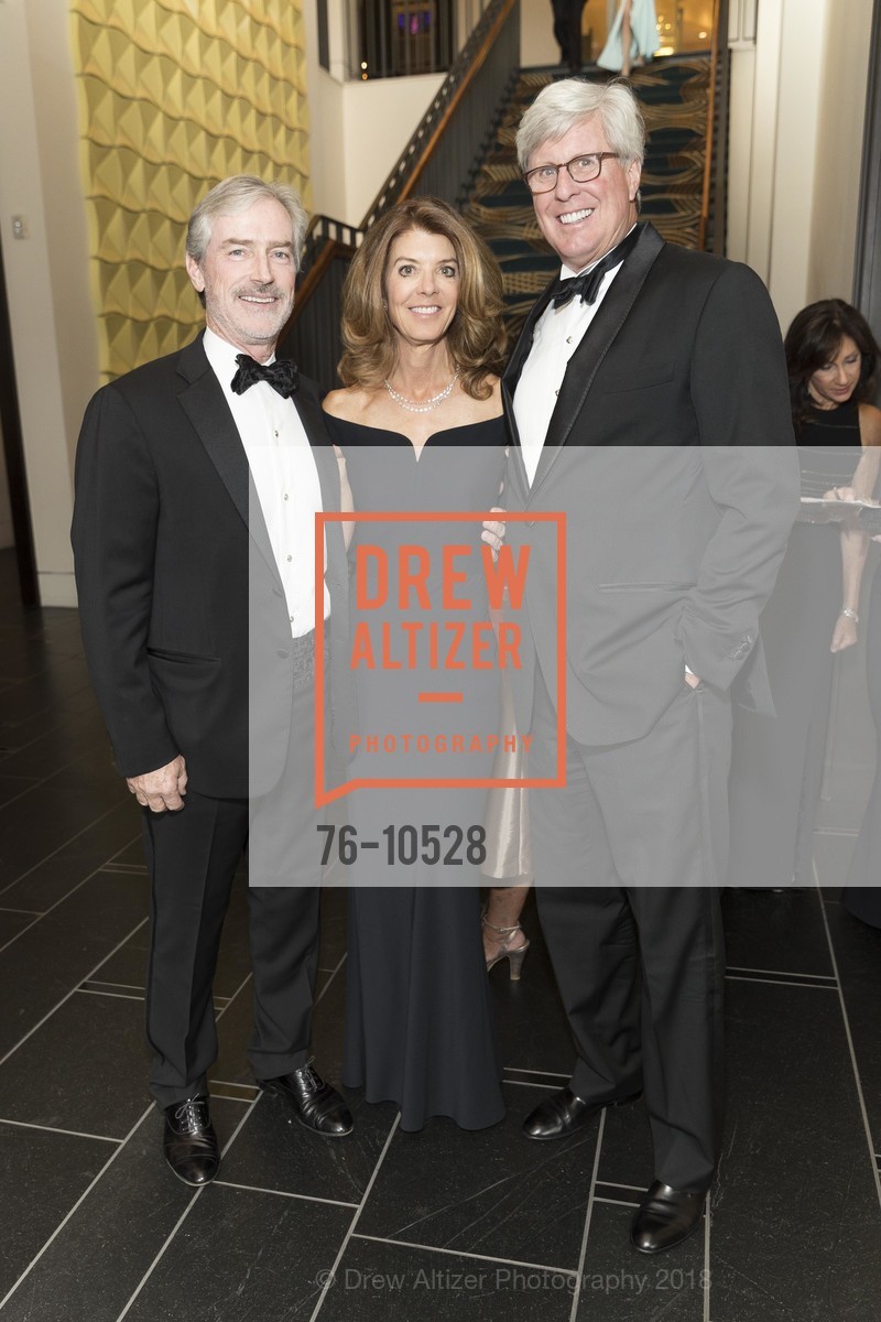 Ken Lawler, Anne Lawler, Larry Frye, Part the Cloud Gala Benefiting Alzheimer's Association 2018, Rosewood Hotel. 2825 Sand Hill Road, April 28th, 2018, Photo #76-10528 Ken Lawler, Anne Lawler, Larry Frye, Photo #76-10528