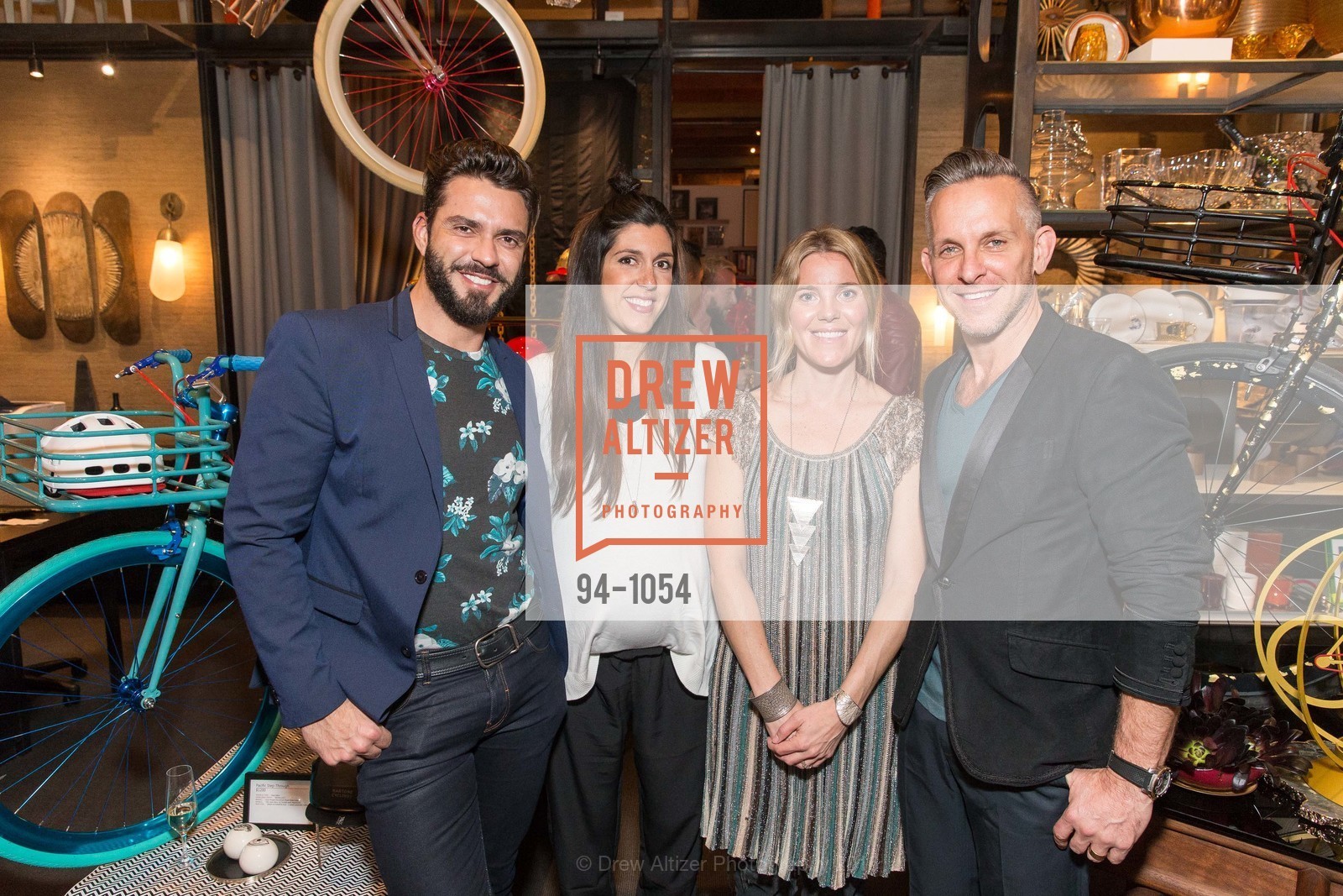 Lorenzo Martone, Cristina Nelson, Megan Papay, Jay Jeffers, THE STORE: San Francisco Launch of Martone Cycling, Jay Jeffers, March 25th, 2016, Photo #94-1054 Lorenzo Martone, Cristina Nelson, Megan Papay, Jay Jeffers, Photo #94-1054