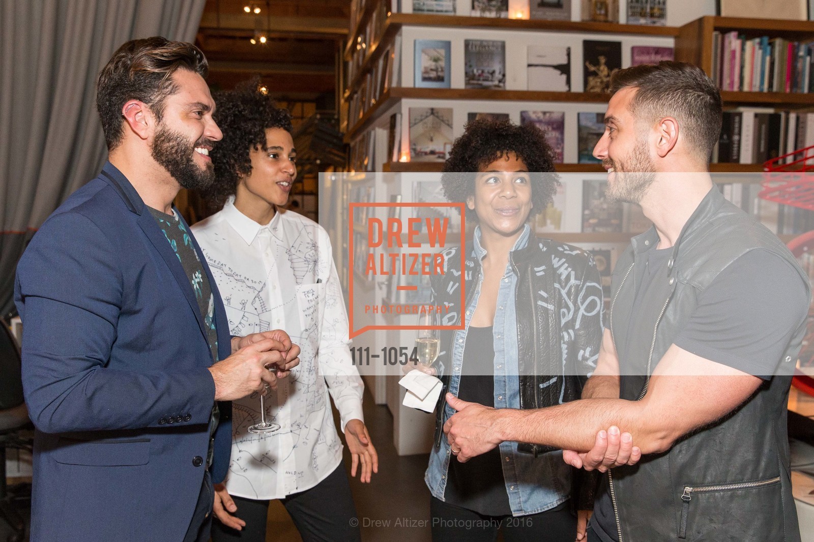 Lorenzo Martone, Shantell Martin, Zorina Price, Michael Gonsalves, THE STORE: San Francisco Launch of Martone Cycling, Jay Jeffers, March 25th, 2016, Photo #111-1054 Lorenzo Martone, Shantell Martin, Zorina Price, Michael Gonsalves, Photo #111-1054