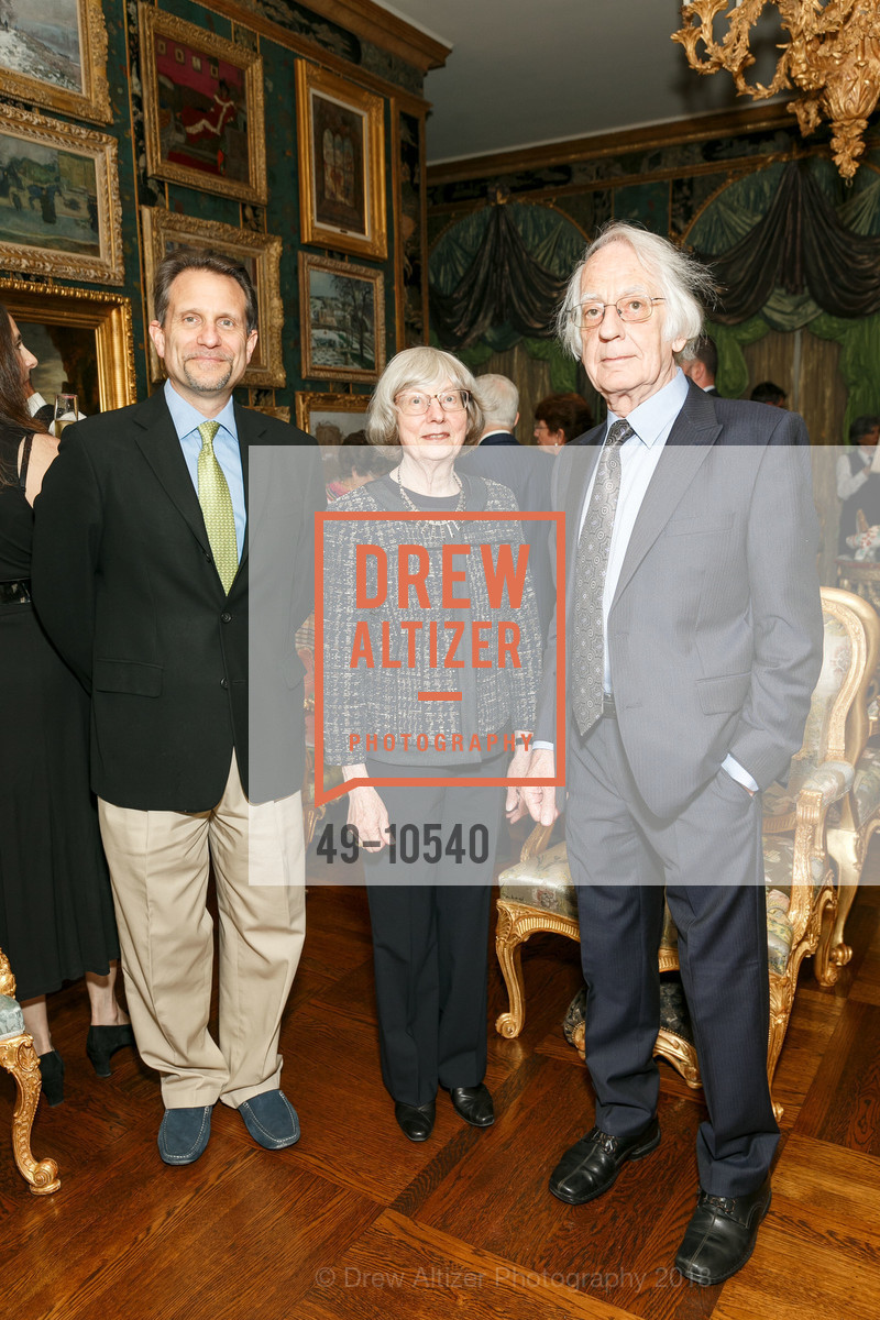 Jonathan Harris, Cynthia Hibbard, Peter Hibbard, Gordon and Ann Getty Host Philharmonia Baroque Orchestra, Private Residence, April 30th, 2018, Photo #49-10540 Jonathan Harris, Cynthia Hibbard, Peter Hibbard, Photo #49-10540