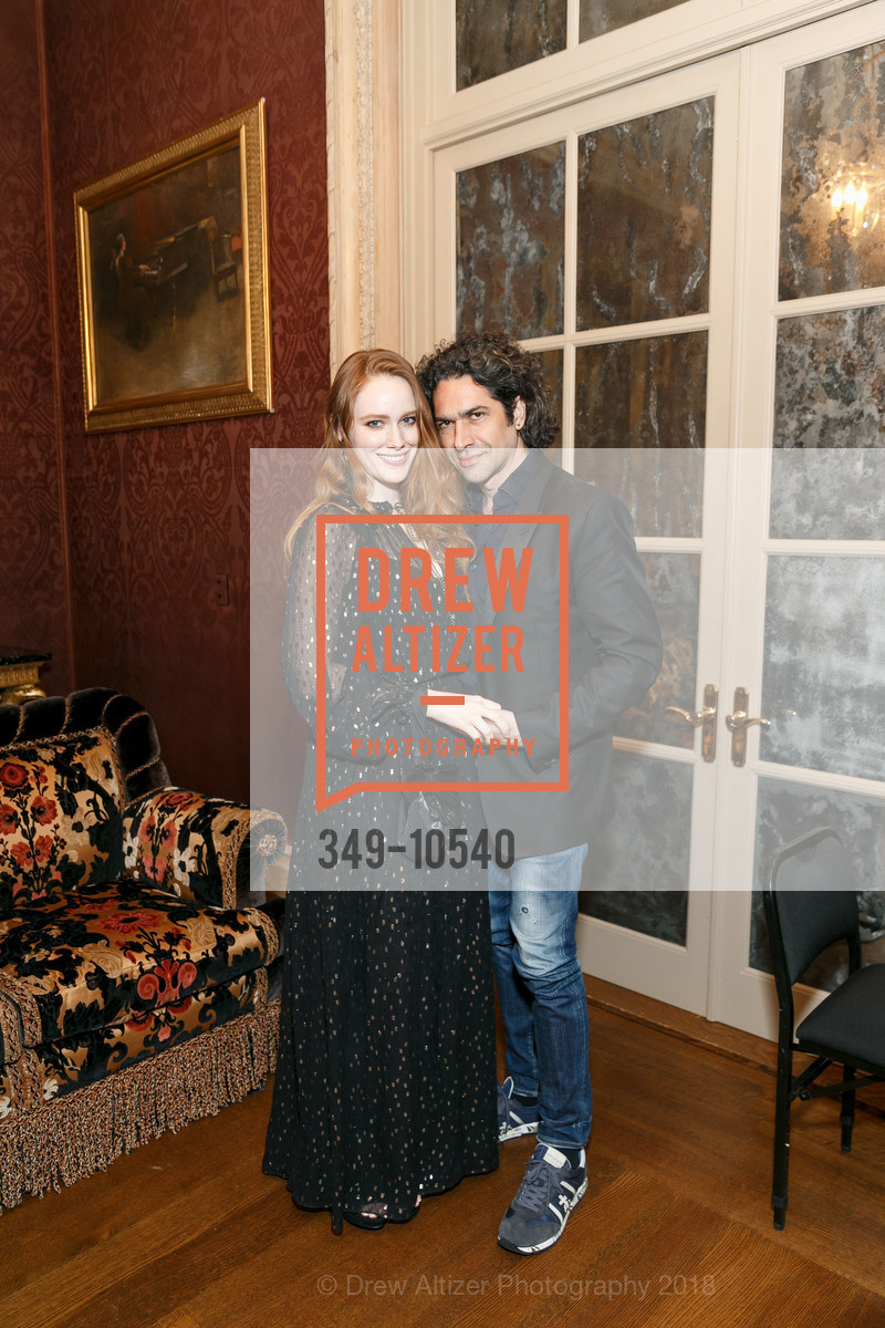 Contralto Avery Amereau, Ildebrando D'Arcangelo, Gordon and Ann Getty Host Philharmonia Baroque Orchestra, Private Residence, April 30th, 2018, Photo #349-10540 Contralto Avery Amereau, Ildebrando D'Arcangelo, Photo #349-10540