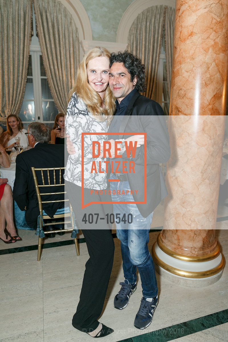 Beth Townsend, Ildebrando D'Arcangelo, Gordon and Ann Getty Host Philharmonia Baroque Orchestra, Private Residence, April 30th, 2018, Photo #407-10540 Beth Townsend, Ildebrando D'Arcangelo, Photo #407-10540