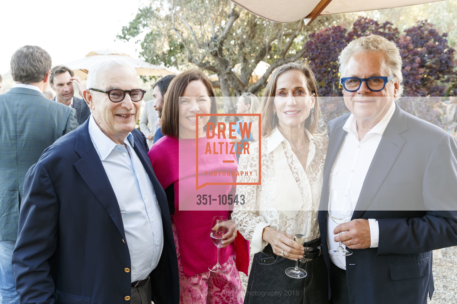 Joe Wender, Ann Colgin, Valerie Gargiulo, Jeff Gargiulo, Festival Napa Valley Tribute Dinner to Darioush and Shahpar Khaledi at Gargiulo Vineyards, Gargiulo Vineyards. 575 Oakville Cross Road, May 2nd, 2018, Photo #351-10543 Joe Wender, Ann Colgin, Valerie Gargiulo, Jeff Gargiulo, Photo #351-10543