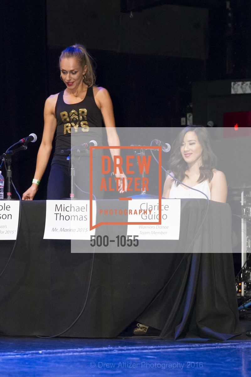 Nichole Peterson, Clarice Guido, The 2016 Mr. Marina Competition, The Regency Ballroom. 1290 Sutter St, March 22nd, 2016, Photo #500-1055 Nichole Peterson, Clarice Guido, Photo #500-1055