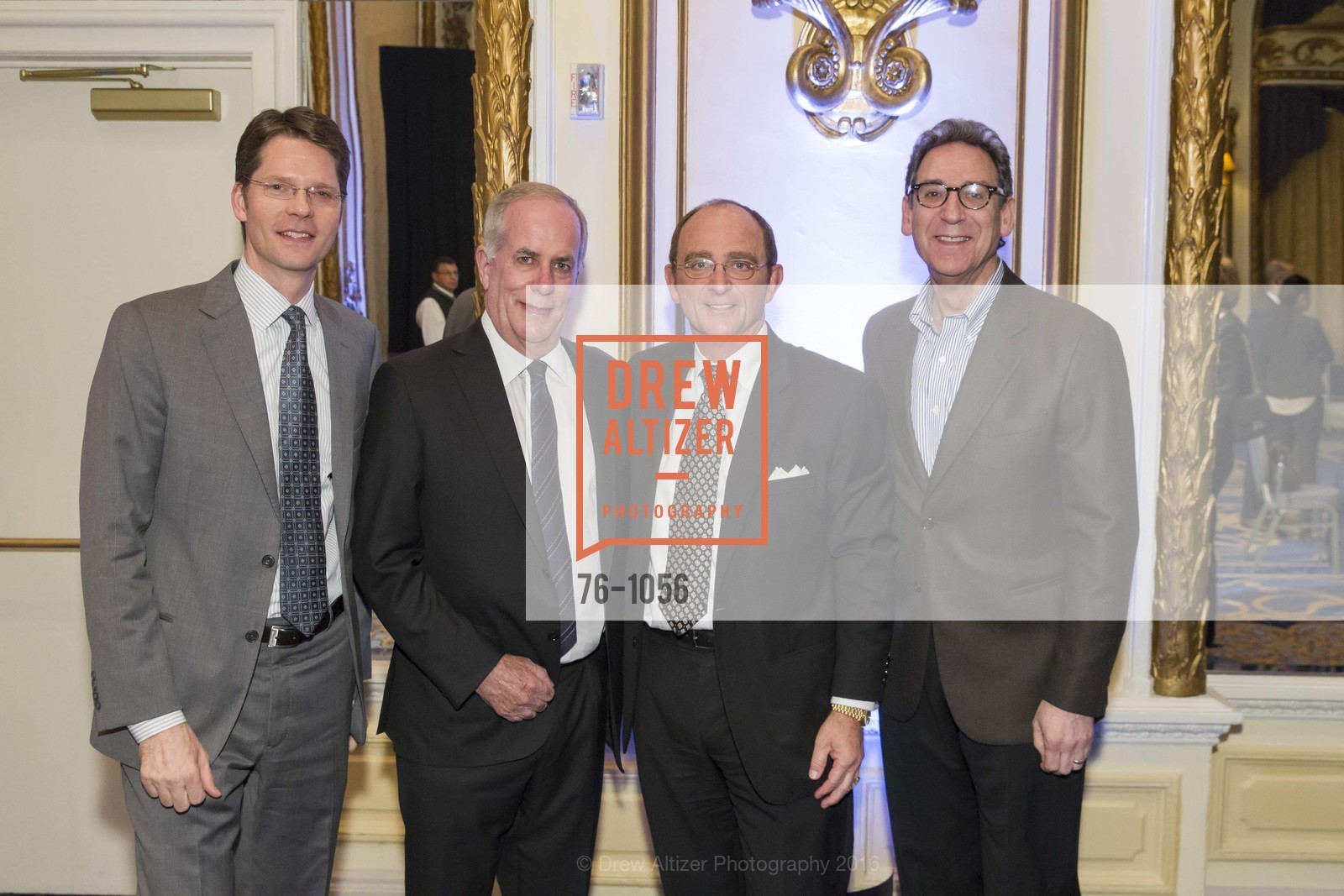 Len Zarnecki, Bill Fatt, Tom Klein, Fred Levin, A Farewell Toast to Tom Klein, Fairmont San Francisco, Venetian Room. 950 Mason St, March 22nd, 2016, Photo #76-1056 Len Zarnecki, Bill Fatt, Tom Klein, Fred Levin, Photo #76-1056