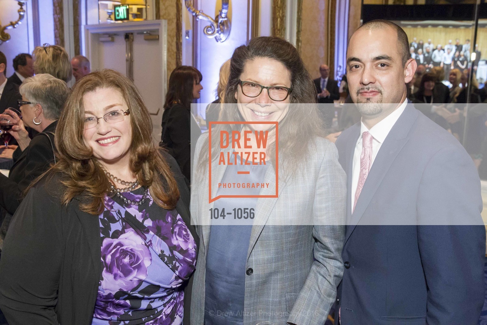 Michelle Gong, Susan Jamison, Jose Zarate, A Farewell Toast to Tom Klein, Fairmont San Francisco, Venetian Room. 950 Mason St, March 22nd, 2016, Photo #104-1056 Michelle Gong, Susan Jamison, Jose Zarate, Photo #104-1056