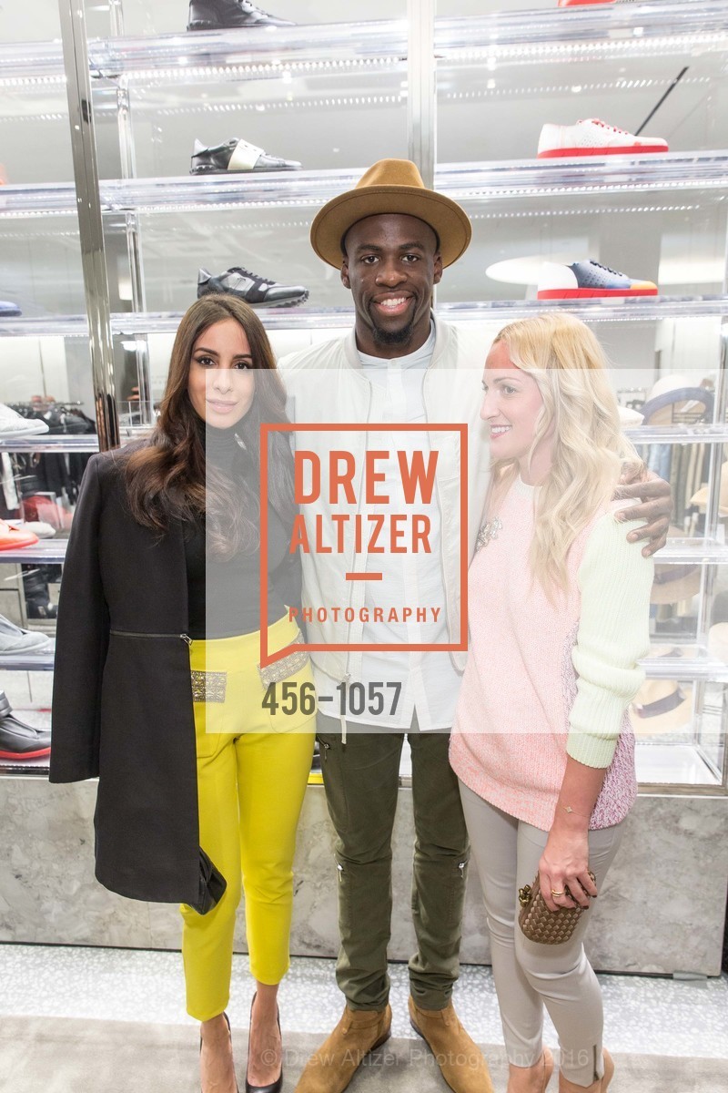 Zareen Siddiq, Draymond Green, Mia Mandich, Barneys New York & San Francisco Magazine Celebrate The Open Of The New Freestanding Men's Flagship, Barneys Men's Store. 2 Stockton Street, March 22nd, 2016, Photo #456-1057 Zareen Siddiq, Draymond Green, Mia Mandich, Photo #456-1057