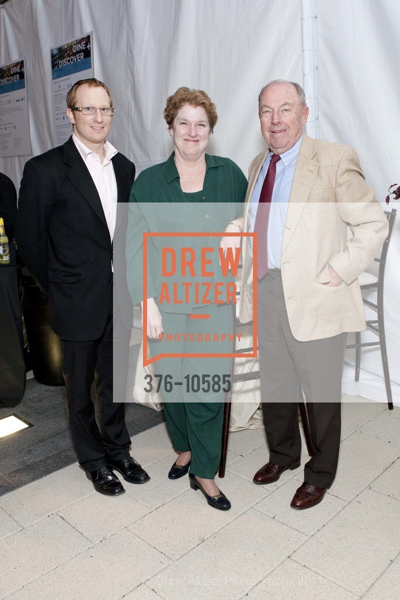 Egon Terplan, Michaela Cassidy, Terry Whitney, SAN FRANCISCO PLANNING + URBAN RESEARCH ASSOCIATION (SPUR)'s Dine + Discover Benefit, US, June 17th, 2011, Photo #376-10585 Egon Terplan, Michaela Cassidy, Terry Whitney, Photo #376-10585