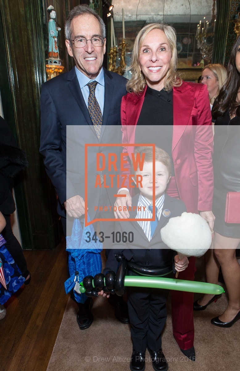 Bud Alpert, Jackson Alpert, Susan Alpert, Glogau Snuggly Soiree Teddy Bear Party, Private Residence. 2525 Van Ness St, March 24th, 2016, Photo #343-1060 Bud Alpert, Jackson Alpert, Susan Alpert, Photo #343-1060