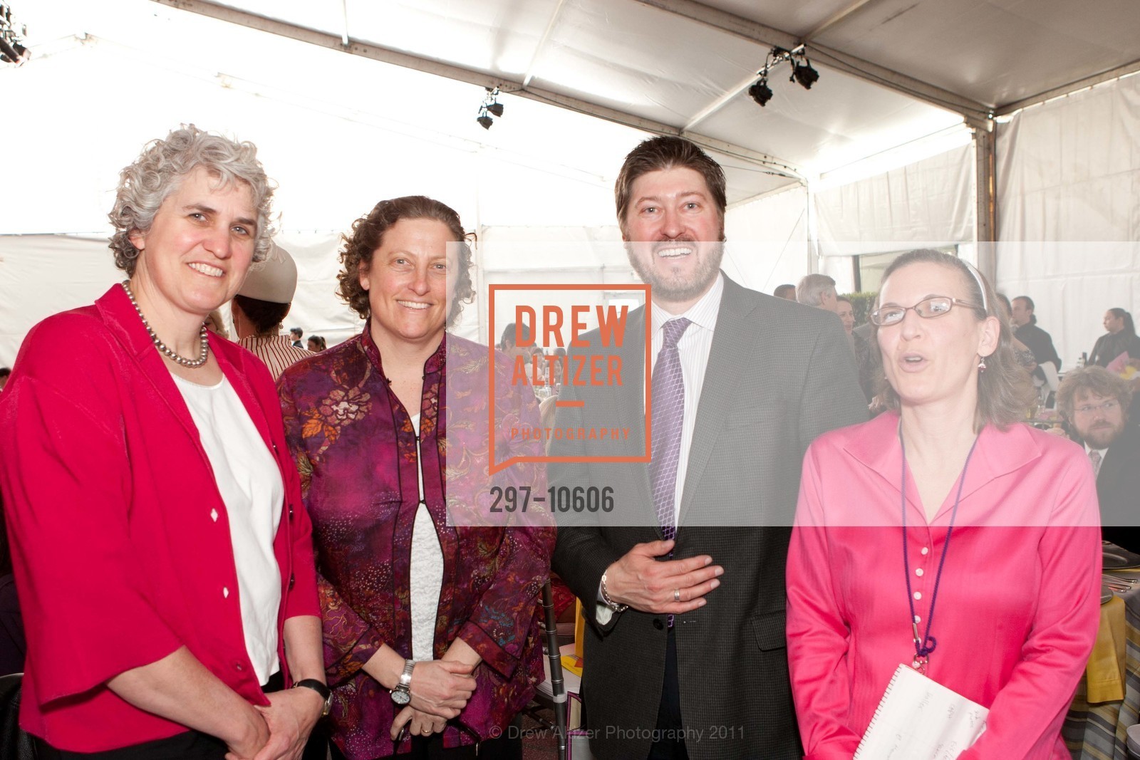 Margy Hutchison, Hali Hammer, Todd May, Rachael Kagan, 2011 HEARTS AND HEROES LUNCHEON Benefitting San Francisco General Hospital, US, February 11th, 2011, Photo #297-10606 Margy Hutchison, Hali Hammer, Todd May, Rachael Kagan, Photo #297-10606
