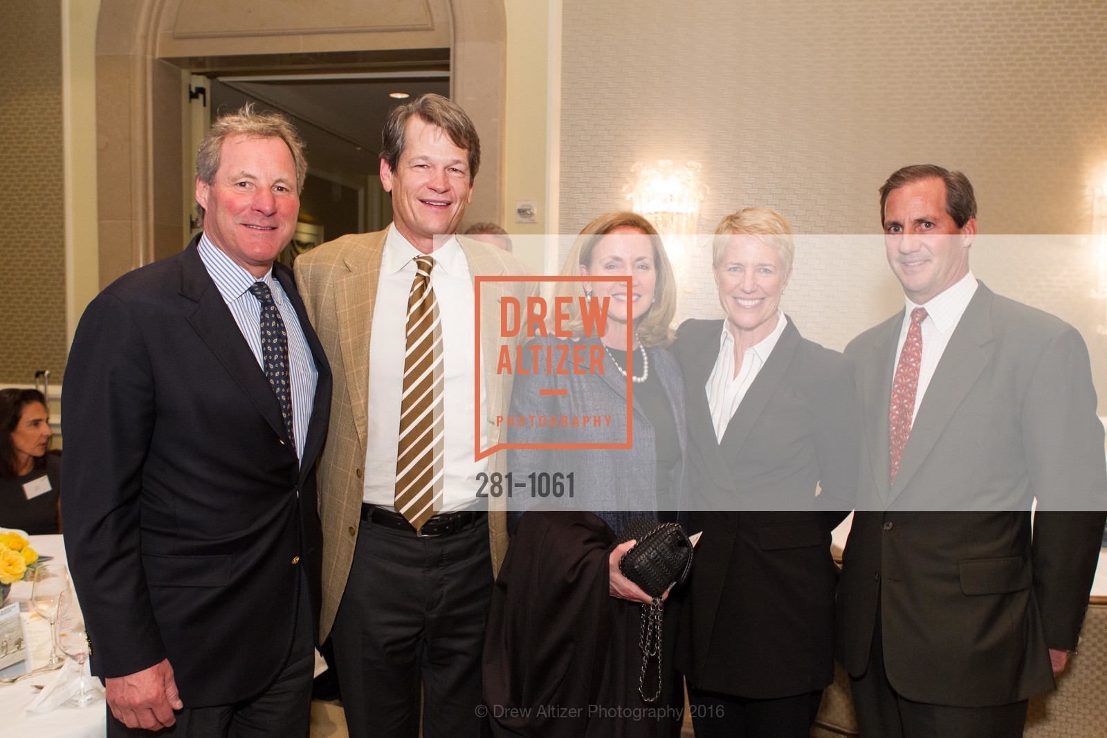 Bob Lalonde, Jim Milligan, Dana Emery, Millicent Lalonde, Bob Emery, Summer Search San Francisco Gala, Four Seasons San Francisco, March 24th, 2016, Photo #281-1061 Bob Lalonde, Jim Milligan, Dana Emery, Millicent Lalonde, Bob Emery, Photo #281-1061
