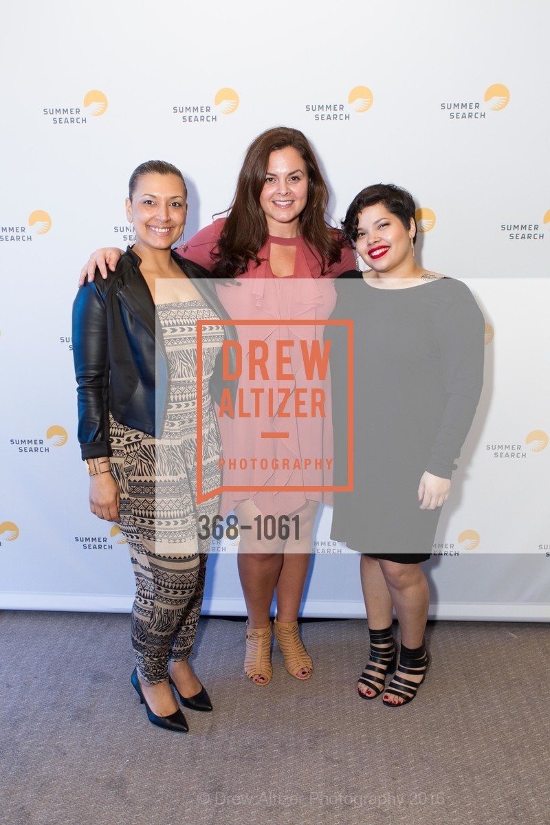 Sonia Gonzalez, Guadalupe Nickell, Abi Hernandez, Summer Search San Francisco Gala, Four Seasons San Francisco, March 24th, 2016, Photo #368-1061 Sonia Gonzalez, Guadalupe Nickell, Abi Hernandez, Photo #368-1061