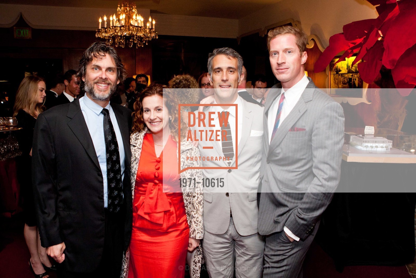 Michael Chabon, Ayelet Waldman, David Ross, Andrew Sean Greer, SFJAZZ Gala 2011: Groundbreaking!, Bimbo's 365 Club. 1025 Columbus Ave, May 7th, 2011, Photo #1971-10615 Michael Chabon, Ayelet Waldman, David Ross, Andrew Sean Greer, Photo #1971-10615