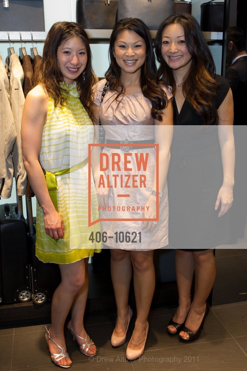 Maggie Liou, Kim Woo, Diana Wong, XPRIZE/ Opening of PORSCHE DESIGN to Benefit the Junior Committee of the Fine Arts Museums, US, April 1st, 2011, Photo #406-10621 Maggie Liou, Kim Woo, Diana Wong, Photo #406-10621
