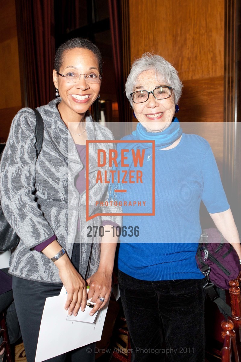 Gail Covington, Ayame Flint, The SAN FRANCISCO FOUNDATION Annual Legacy Society Luncheon, City Club of San Francsico. 155 Sansome Street, May 9th, 2011, Photo #270-10636 Gail Covington, Ayame Flint, Photo #270-10636