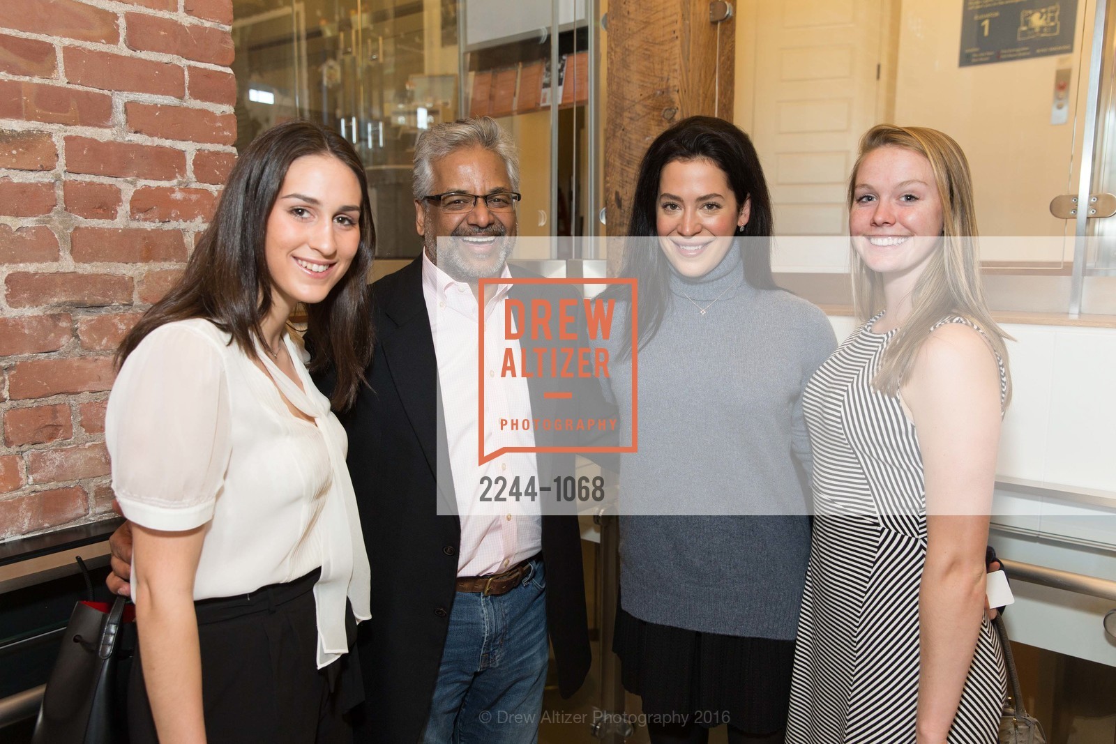Dede Heldfond, Arjun Gupta, Becky Ascher, Alissa Huntnigton, Aspen Institute's Morris Lecture: Nick Burns, Walt Disney Family Museum, Theatre. 104 Montgomery St, March 29th, 2016, Photo #2244-1068 Dede Heldfond, Arjun Gupta, Becky Ascher, Alissa Huntnigton, Photo #2244-1068