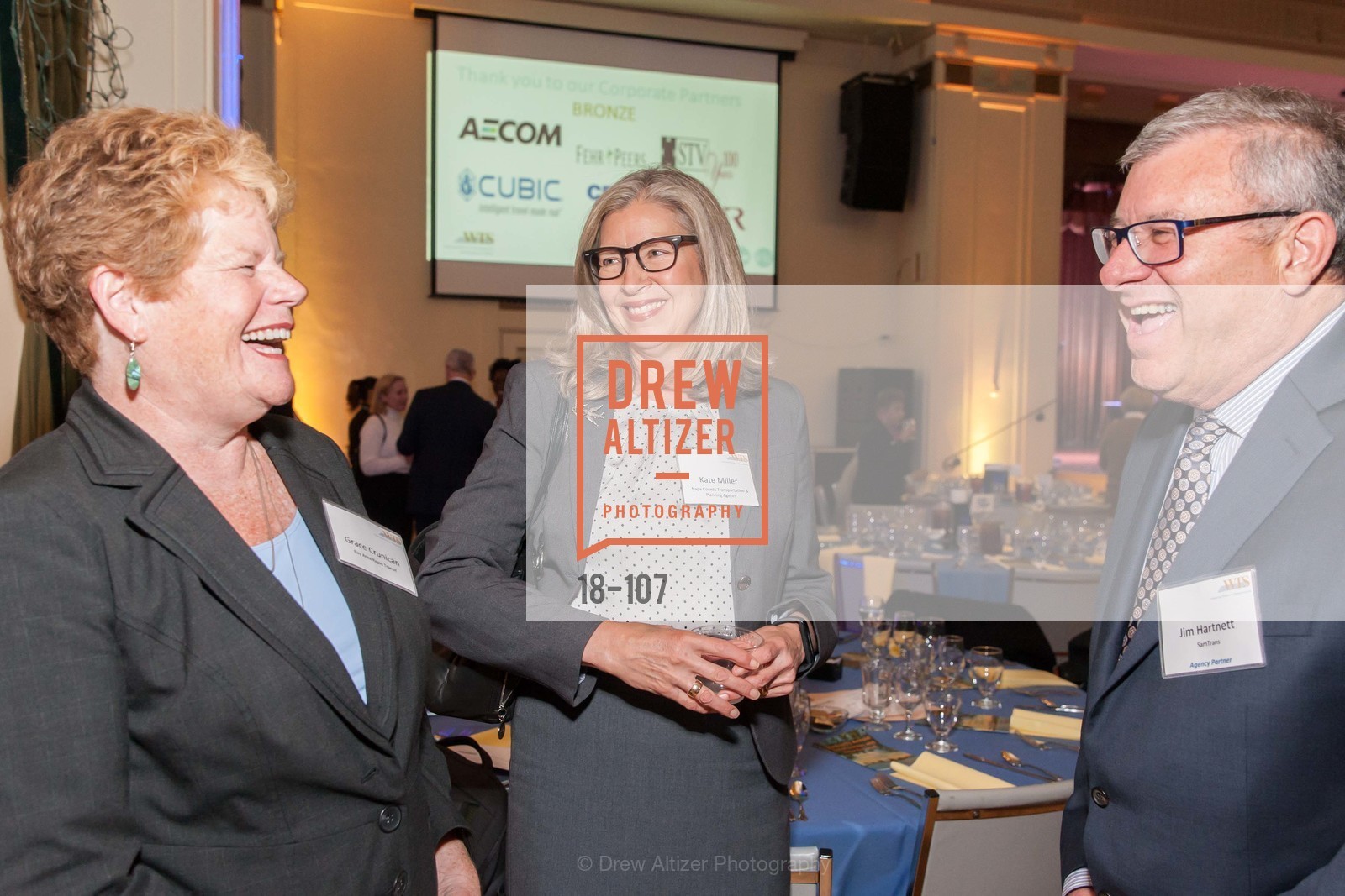 Grace Crunican, Kate Miller, Jim Hartnett, Women's Transportation Seminar SF Bay Chapter Annual Scholarship and Awards , 1547 Lakeside Drive, May 13th, 2015,Drew Altizer, Drew Altizer Photography, full-service agency, private events, San Francisco photographer, photographer california