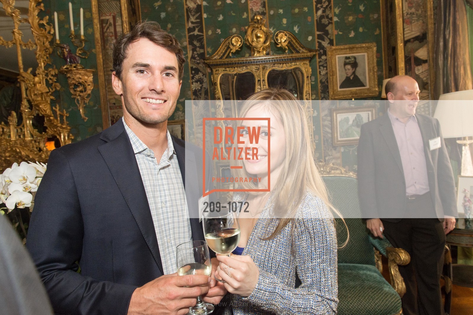Michael Menninger, Caitlin Heising, Gavin Newsom for Governor, Private Residence, March 30th, 2016, Photo #209-1072 Michael Menninger, Caitlin Heising, Photo #209-1072