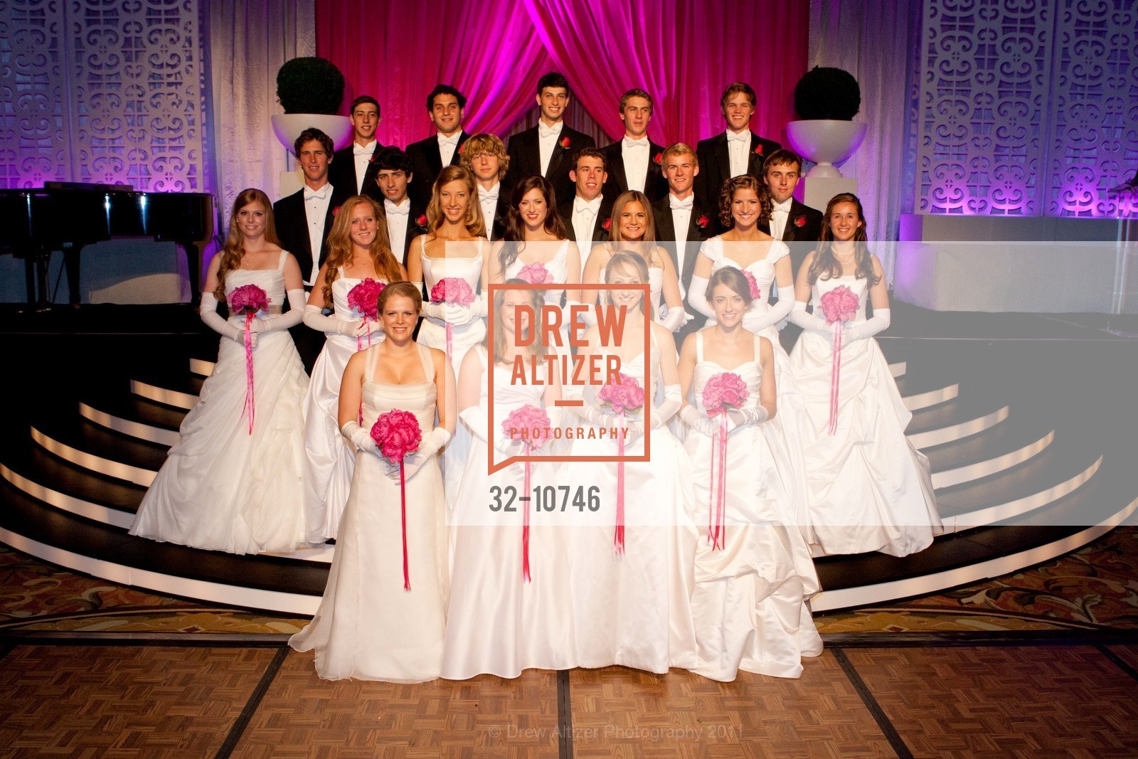 FRONT Lucy Horn, Shealyn Mathews, Anna Stricker, ?, 2ND ROW Blaire Kingsley, Alison Pugash, Maggie Belshe, Jessie Joseph, Dustin Groesbeck, ?, 3RD ROW Gus Steyer, Jack Mathews, John Konstin, Jr., Ben Greenberg, San Francisco Debutante Ball 2011, US, June 17th, 2011, Photo #32-10746 FRONT Lucy Horn, Shealyn Mathews, Anna Stricker, ?, 2ND ROW Blaire Kingsley, Alison Pugash, Maggie Belshe, Jessie Joseph, Dustin Groesbeck, ?, 3RD ROW Gus Steyer, Jack Mathews, John Konstin, Jr., Ben Greenberg, Photo #32-10746