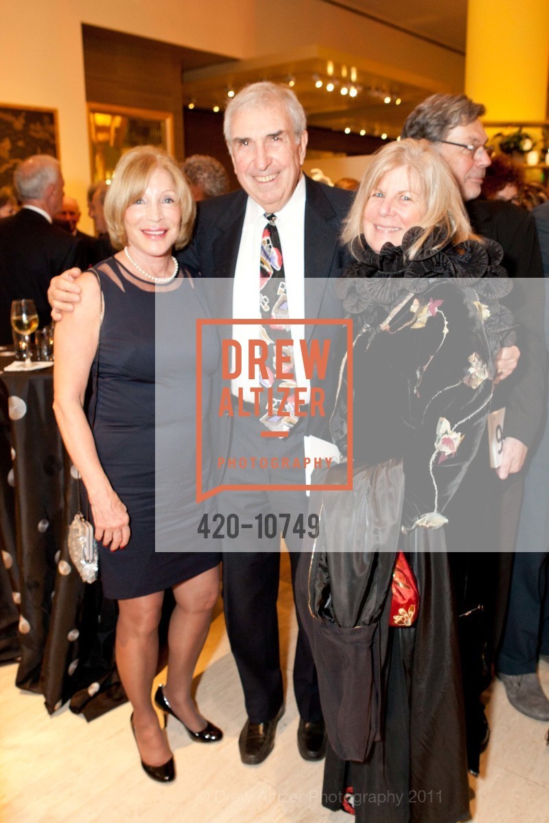 Rita Channon, George Shelbon, Anne Kasten, MIRROR MIRROR: Gump's 150th Anniversary Gala to Benefit California College of the Arts, US, April 1st, 2011, Photo #420-10749 Rita Channon, George Shelbon, Anne Kasten, Photo #420-10749