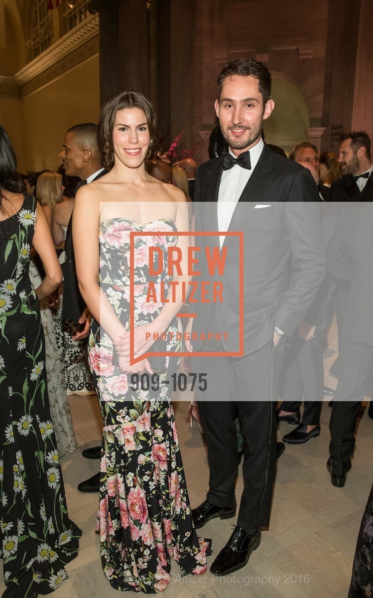 Nicole Systrom, Kevin Systrom, The Mid-Winter Gala 2016 Sponsored by Dolce & Gabbana, Legion of Honor. 100 34th Ave, March 31st, 2016, Photo #909-1075 Nicole Systrom, Kevin Systrom, Photo #909-1075
