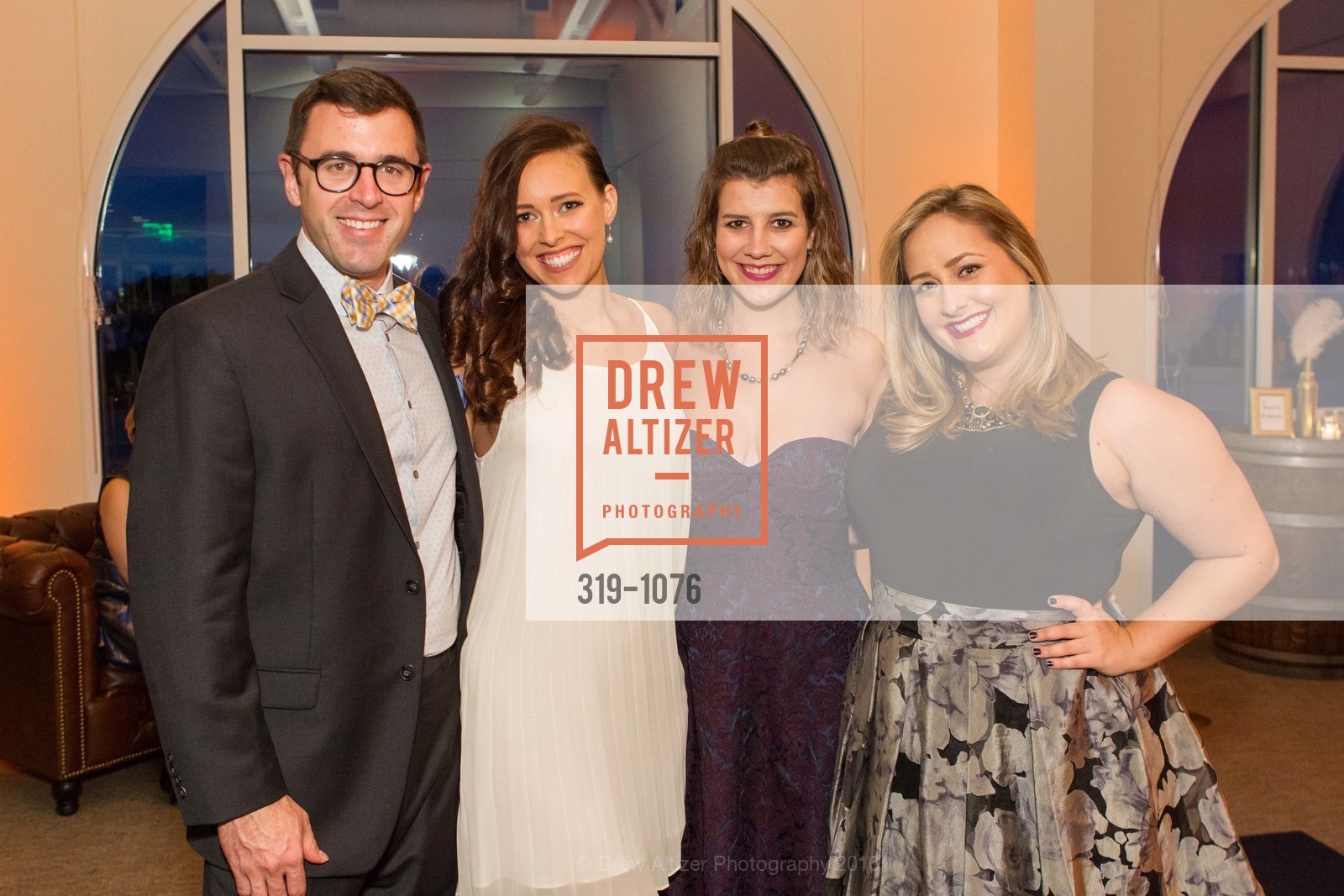Steven Patch, Stacy Bowen, Jeanette LeFevre, Kelsey Luoma, Spinsters of San Francisco: Patrons Gala 2016, The Presido, Observation Post. 211 Lincoln Blvd San Francisco, CA 94129, April 2nd, 2016, Photo #319-1076 Steven Patch, Stacy Bowen, Jeanette LeFevre, Kelsey Luoma, Photo #319-1076