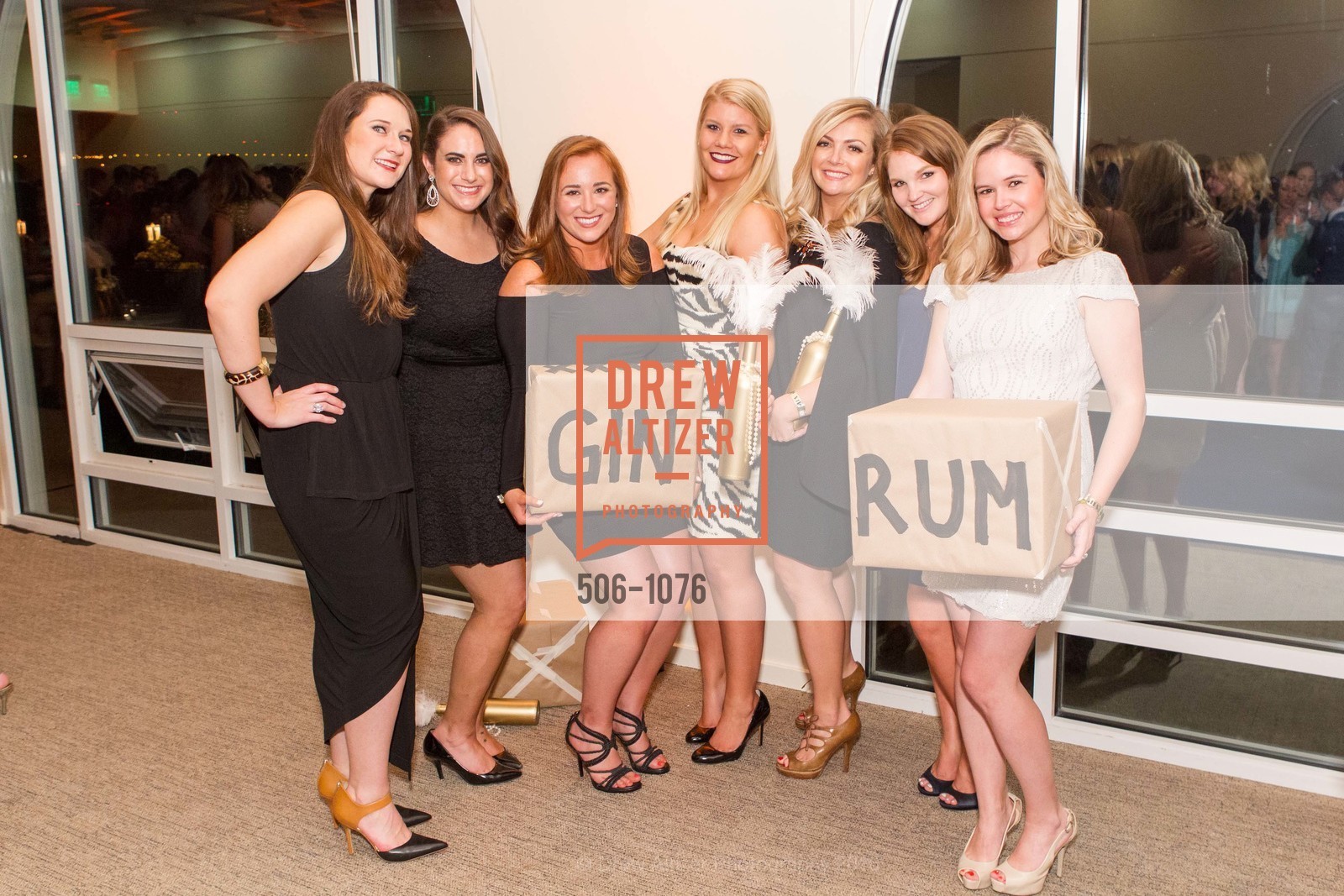Brooke Montgomery, Kathleen Taylor, Andrea Marquis, Laura Davis, Liberty Kikerpill, Jamie Taylor, Colette Whitney, Spinsters of San Francisco: Patrons Gala 2016, The Presido, Observation Post. 211 Lincoln Blvd San Francisco, CA 94129, April 2nd, 2016, Photo #506-1076 Brooke Montgomery, Kathleen Taylor, Andrea Marquis, Laura Davis, Liberty Kikerpill, Jamie Taylor, Colette Whitney, Photo #506-1076