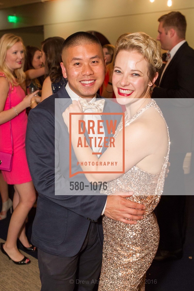 Peter Mak, Natalie Carey, Spinsters of San Francisco: Patrons Gala 2016, The Presido, Observation Post. 211 Lincoln Blvd San Francisco, CA 94129, April 2nd, 2016, Photo #580-1076 Peter Mak, Natalie Carey, Photo #580-1076