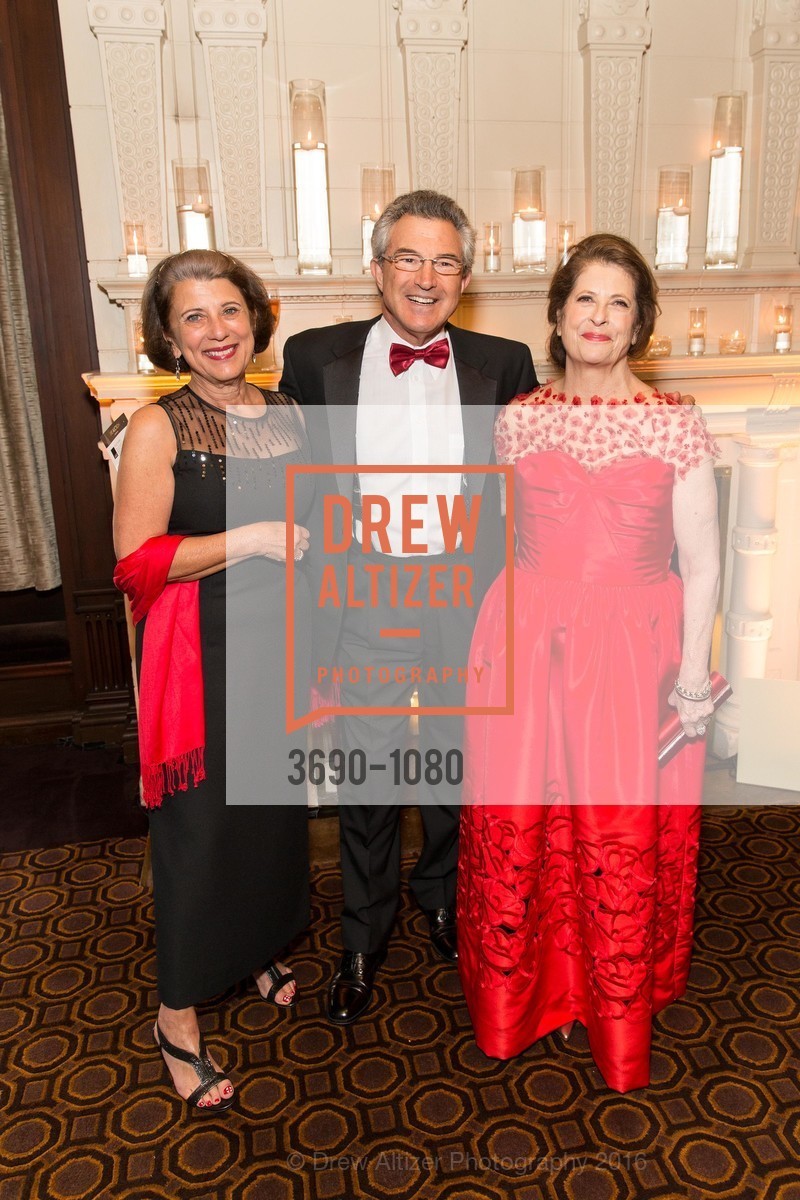 Dale Gregory, Michael Gregory, Kathryn Holmes, Red Cross Gala, Julia Morgan Ballroom. 465 California St, April 1st, 2016, Photo #3690-1080 Dale Gregory, Michael Gregory, Kathryn Holmes, Photo #3690-1080
